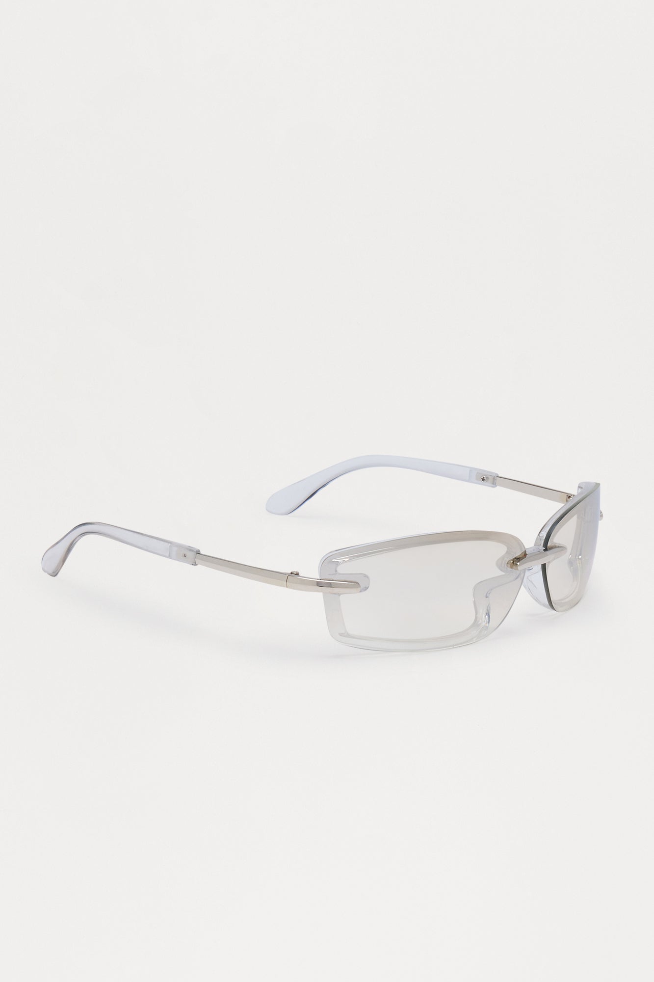 Jacar Round Sunglasses - Clear