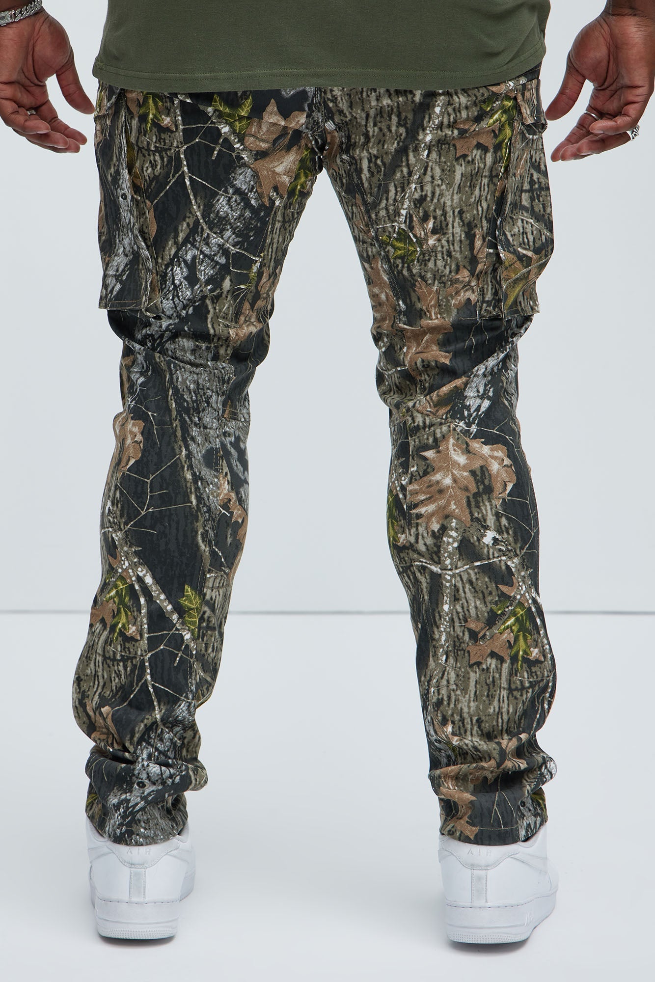 Get Real With Me Cargo Straight Pants - Camouflage
