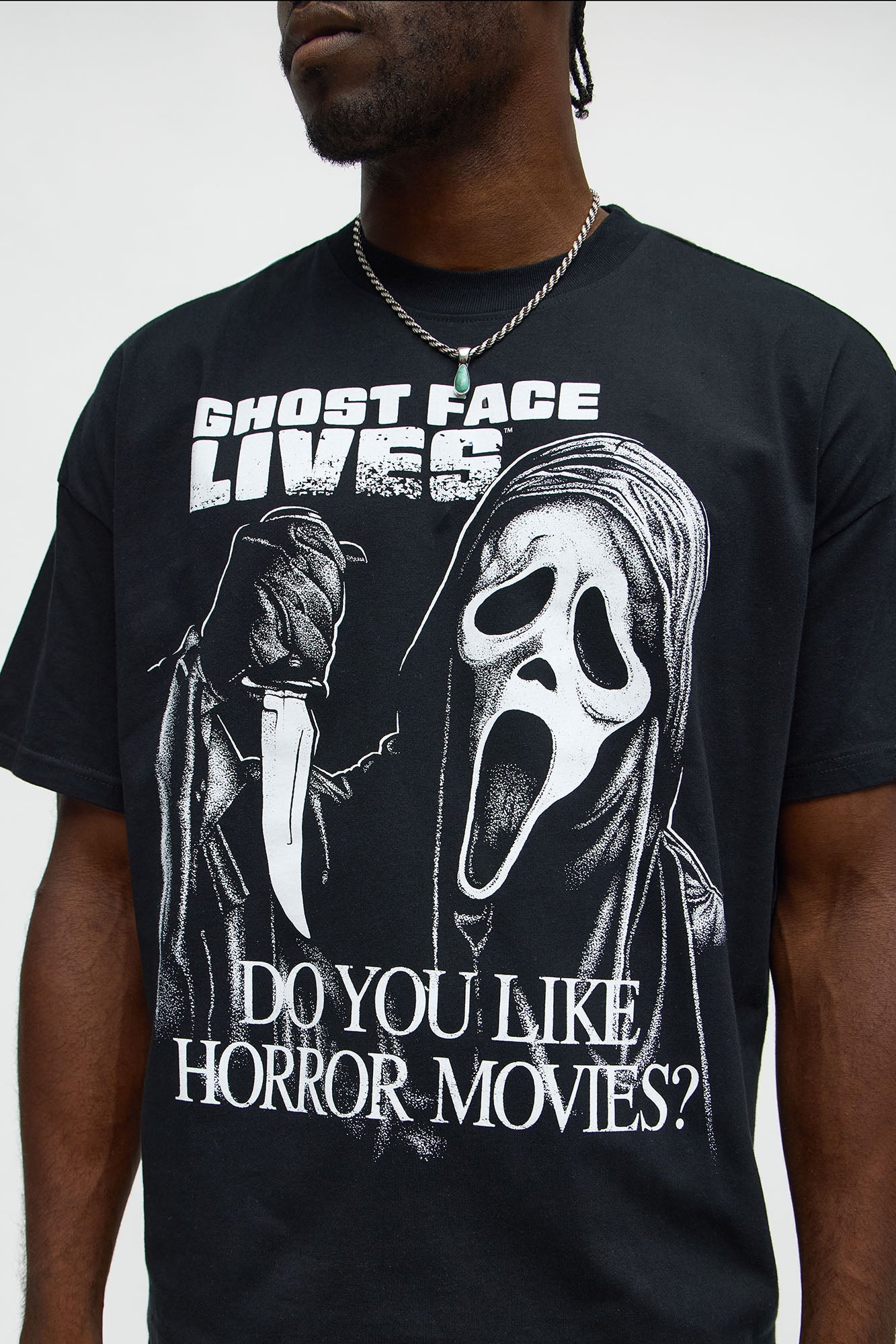 Scream Ghost Face Lives Short Sleeve Tee - Black
