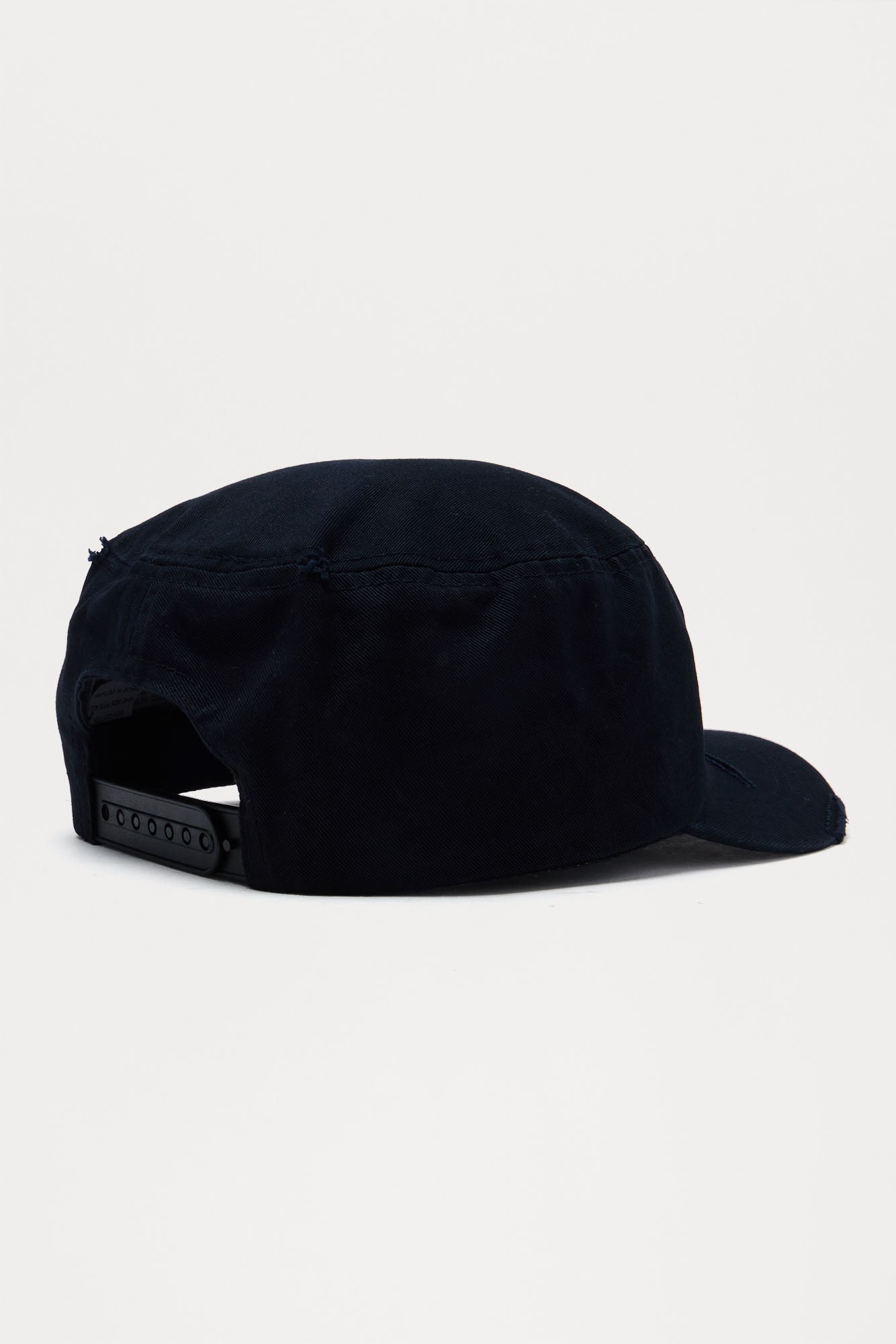 Monogram Denim Painters Snapback Hat - Black