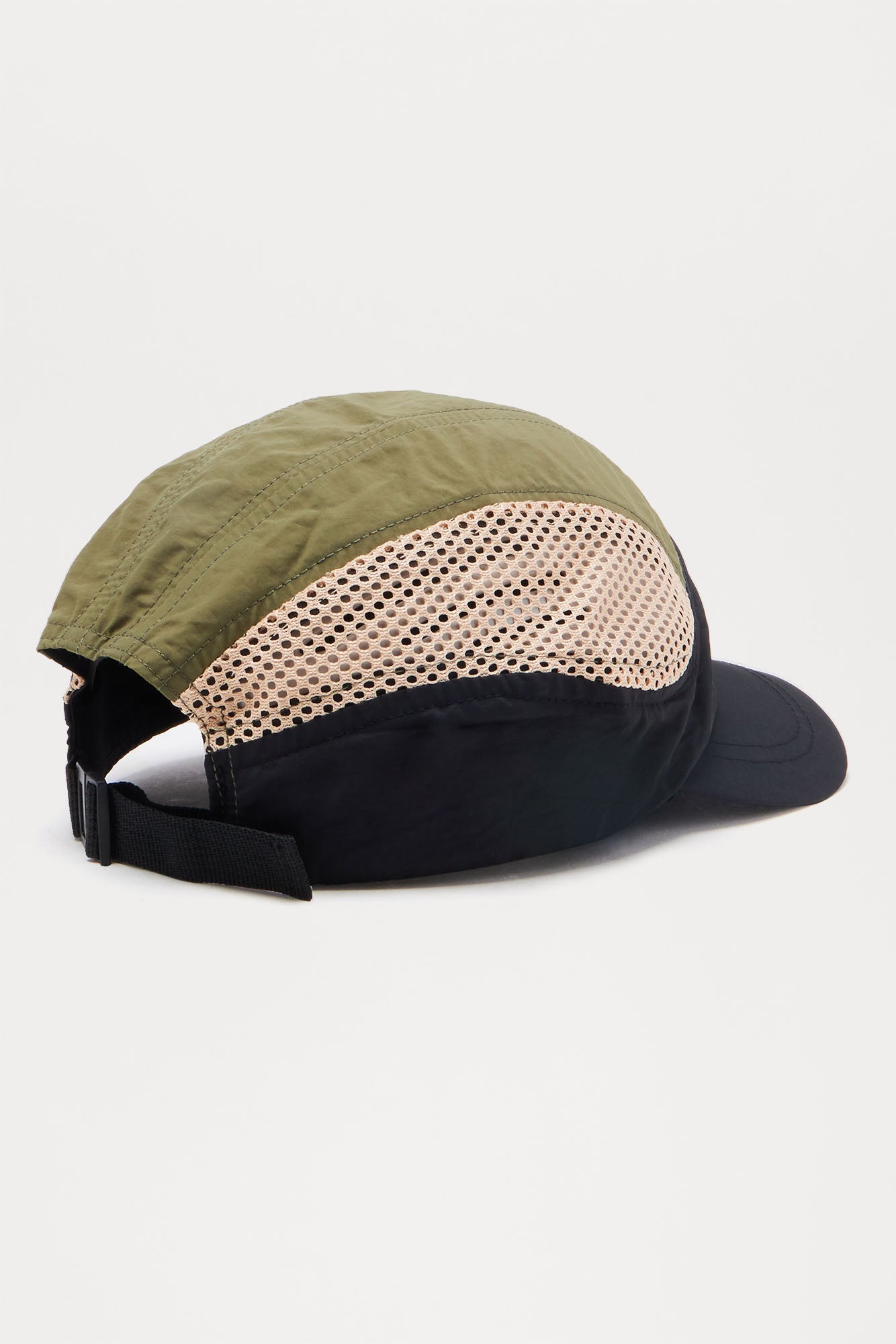 Short Brim 6 Panel Strapback Hat - Multi Color