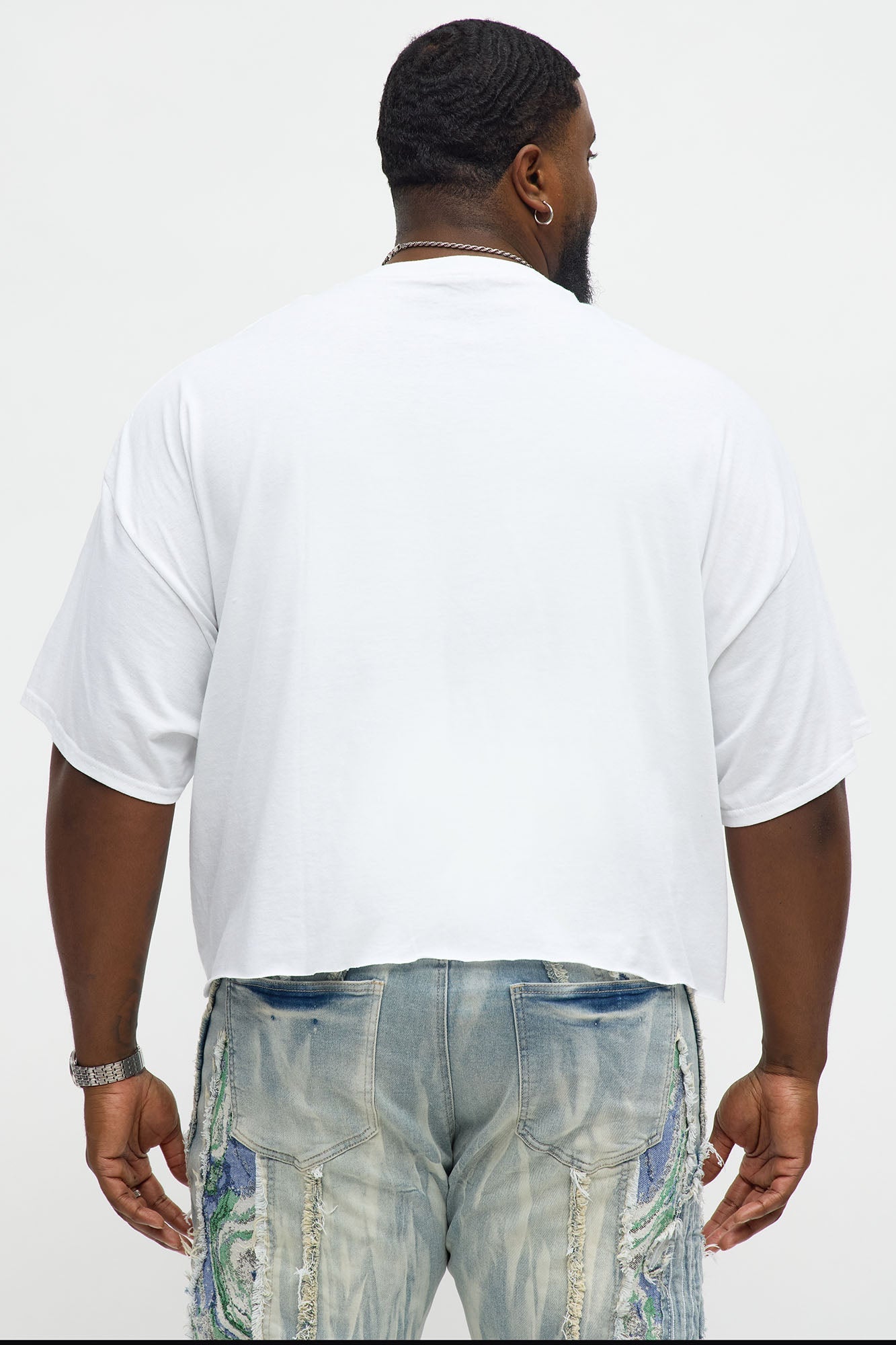 Rick And Morty Vision Boxy Short Sleeve Tee - White