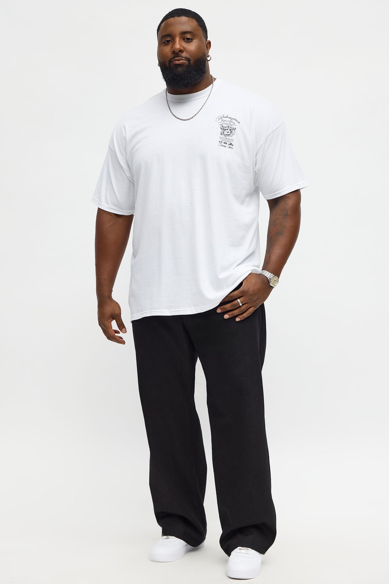 Seek Redemption Short Sleeve Tee - White