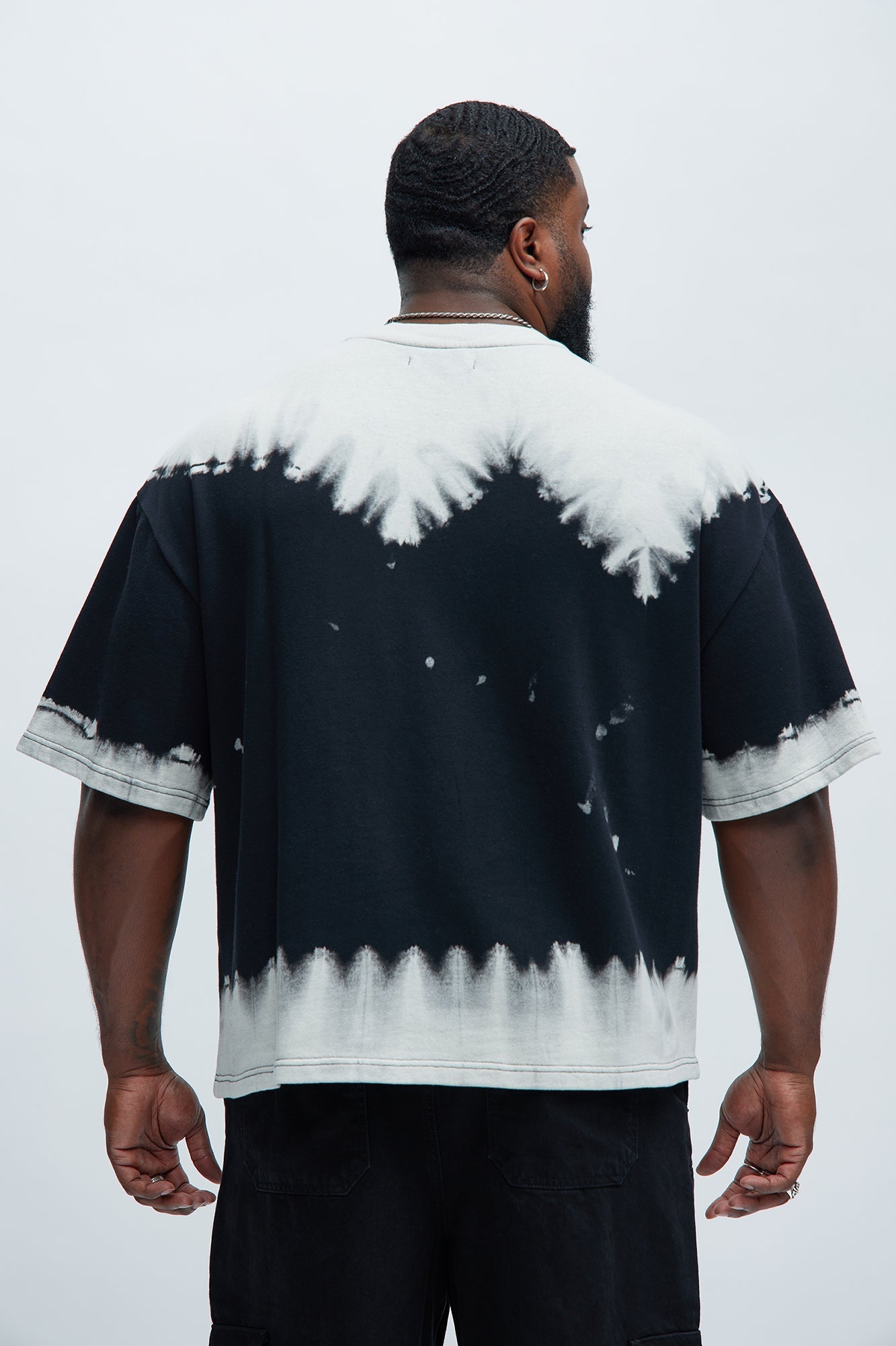 Blurred Edition Fleece Short Sleeve Tee - Black/combo