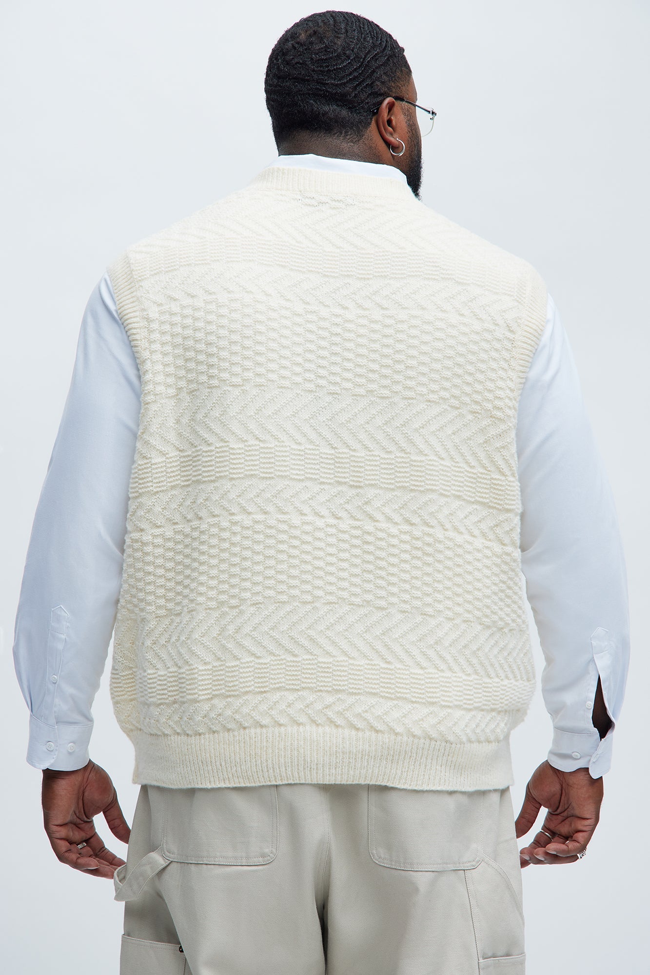 Now Or Never Sweater Vest - Cream