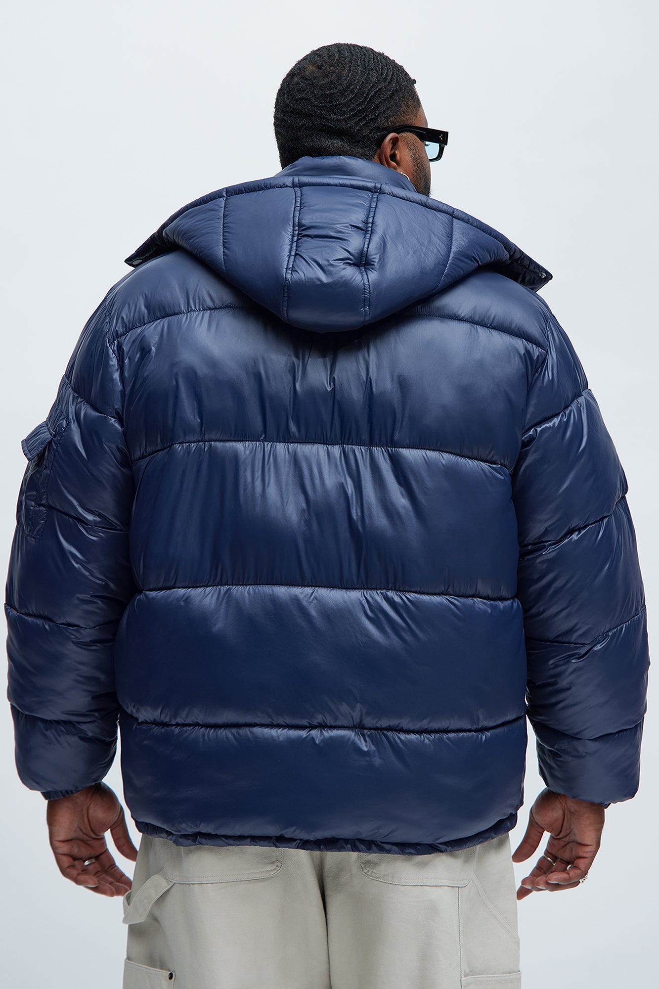 Nixer Puffer Jacket - Navy
