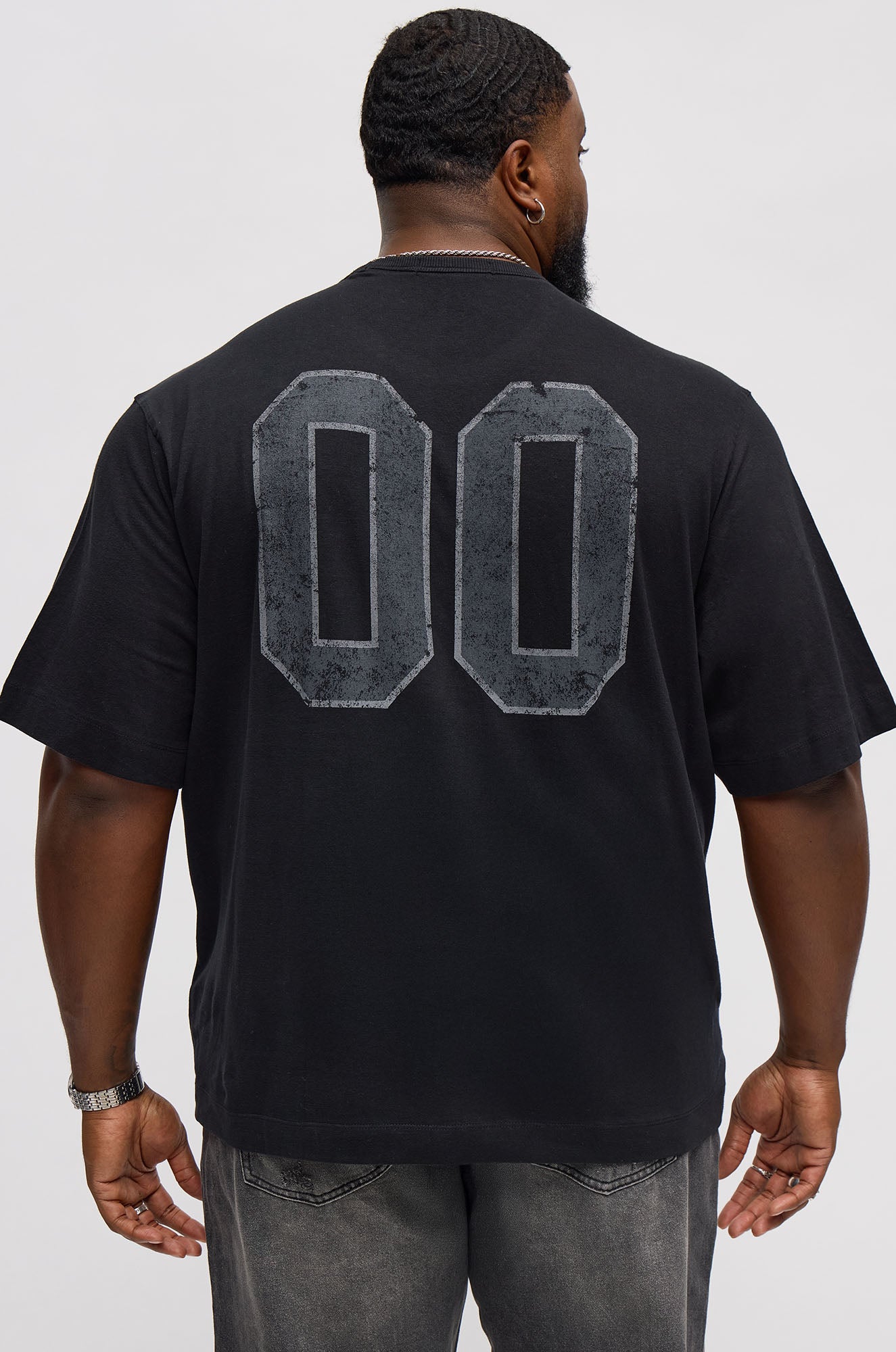 NY 00 Jersey Tee - Black