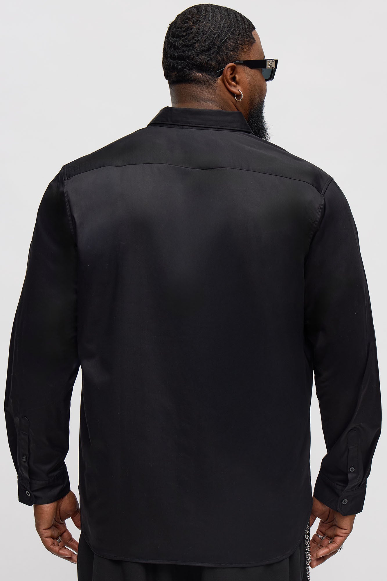 Luxe Stretch Dress Shirt - Black