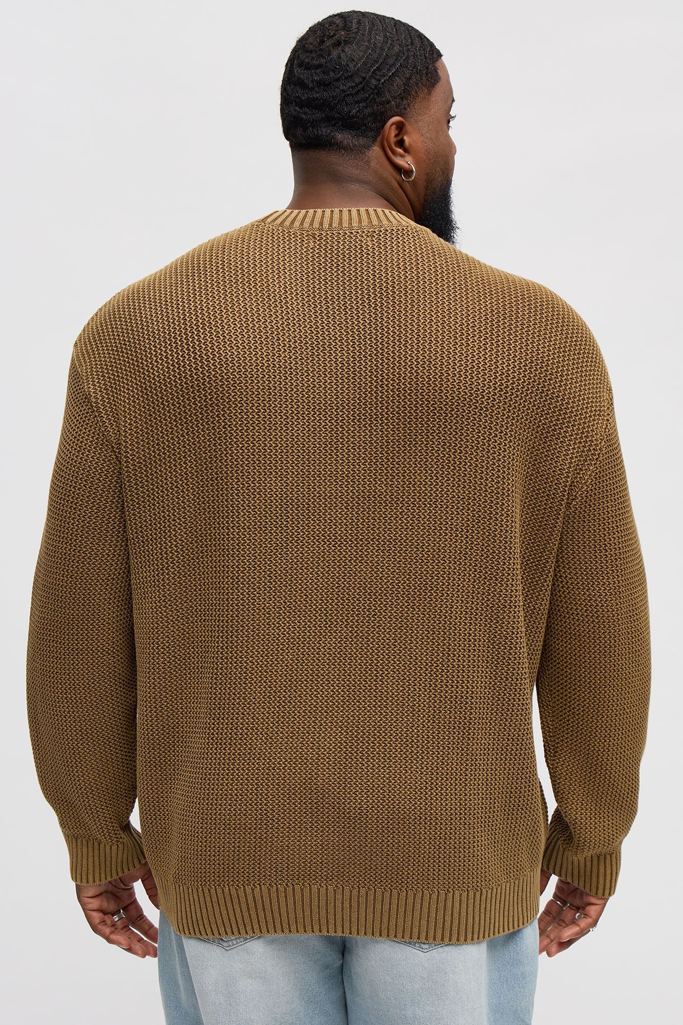 Morning Brew Crewneck Sweater - Brown