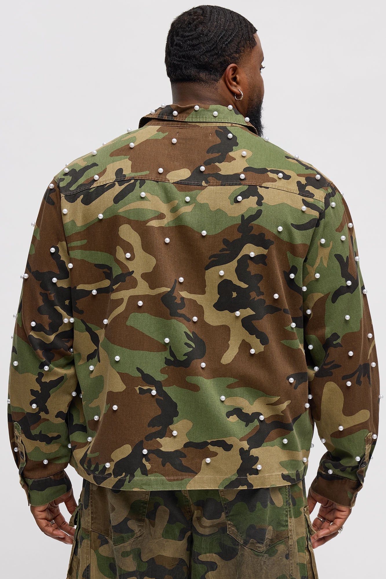 Pearl Wildin Camo Button Up Shirt - Camouflage