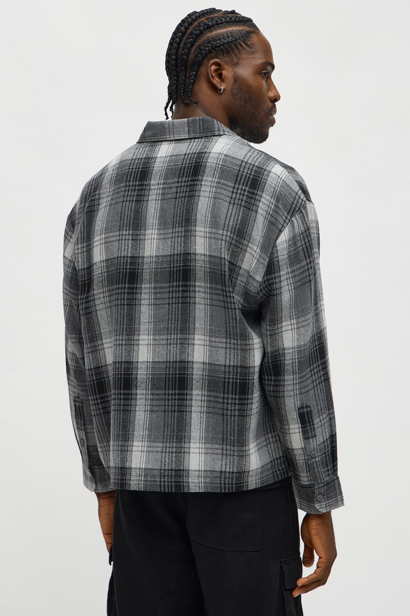 Saints Racing Printed Flannel - Black/Grey