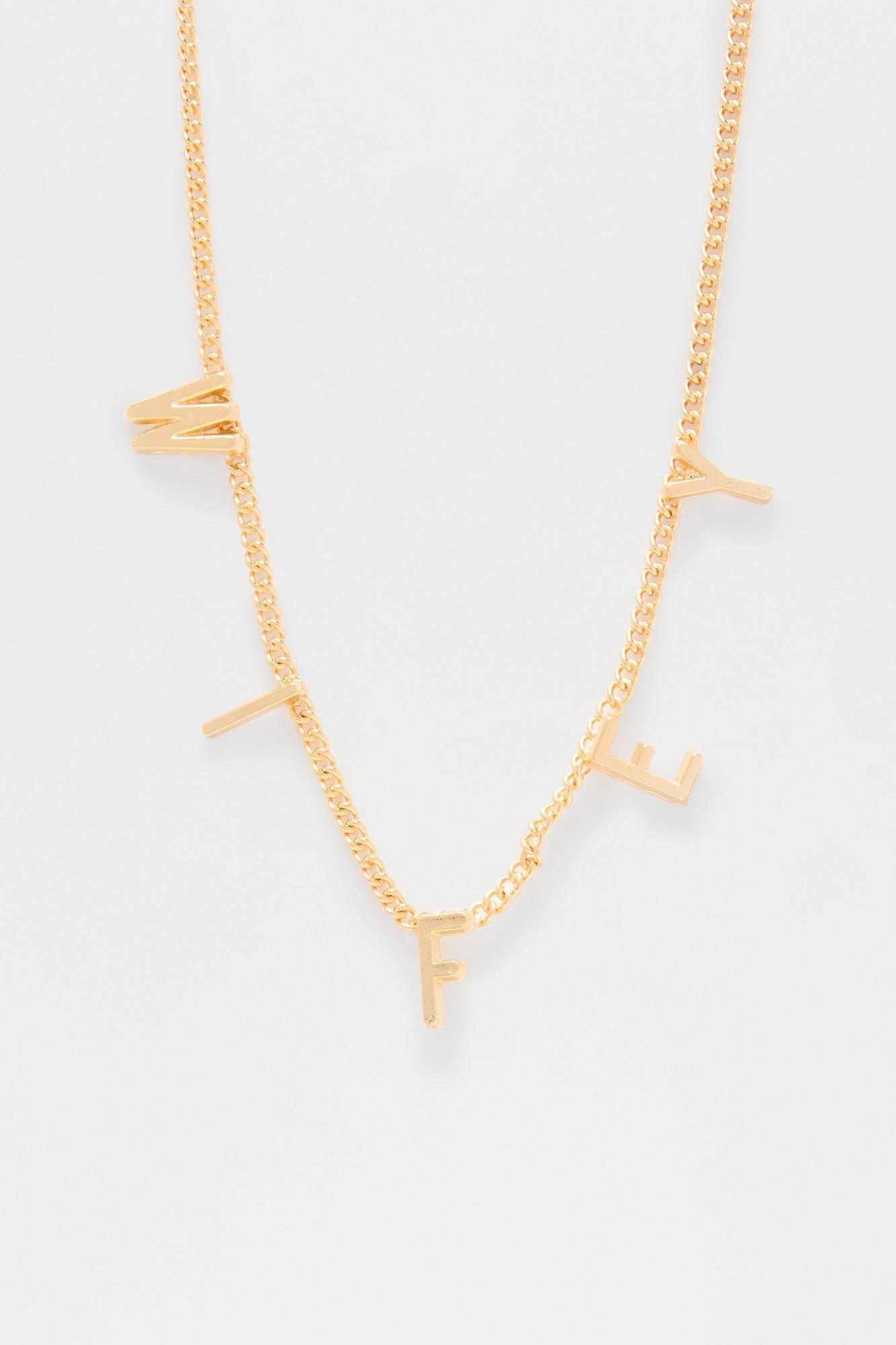 Your Wifey Pendant Necklace - Gold