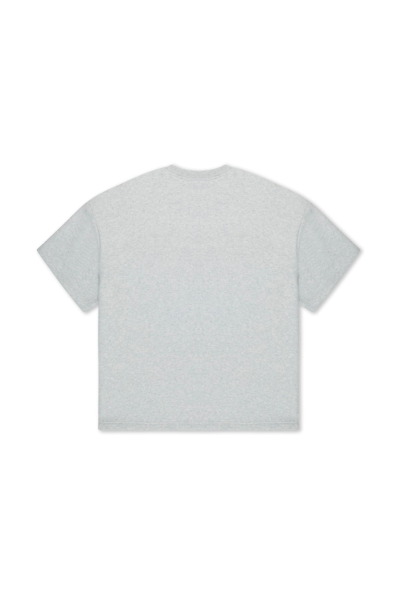 410 Oversized Fleece Tee - Heather Grey
