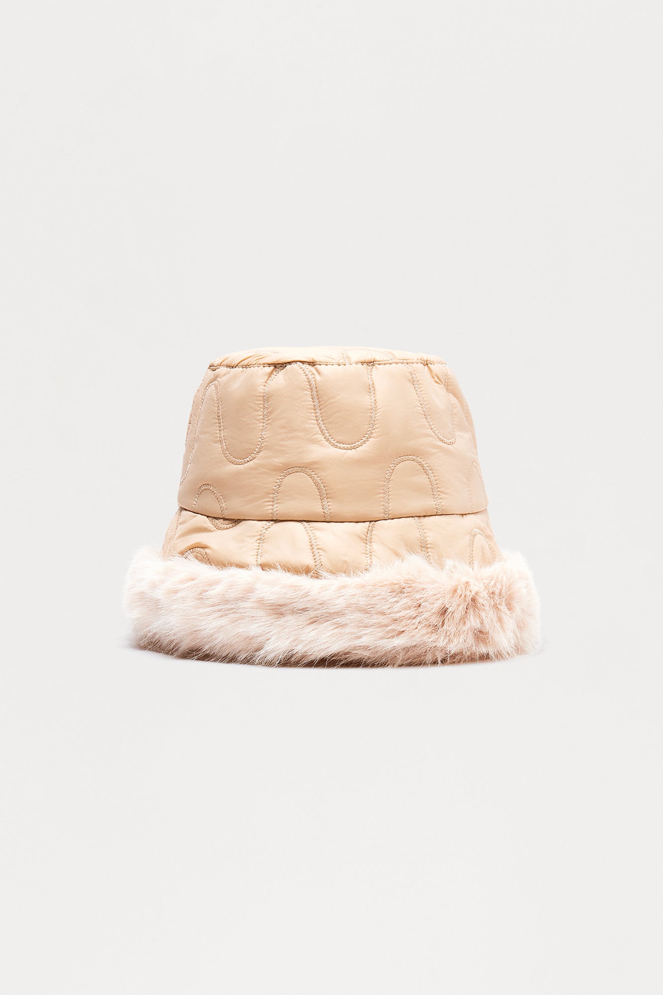 Warm Feeling Bucket Hat - Nude