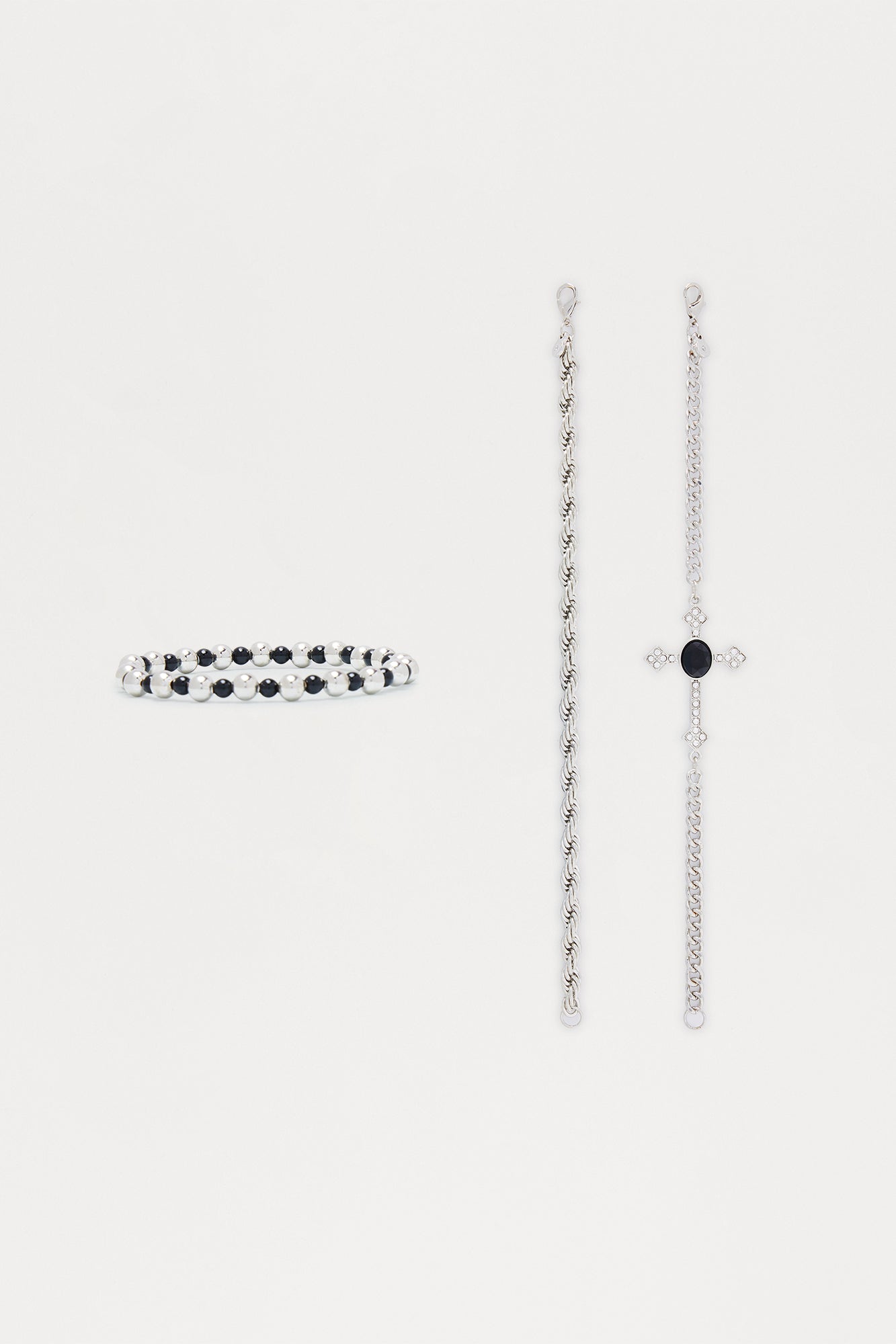 Always On Bracelet Set - Silver