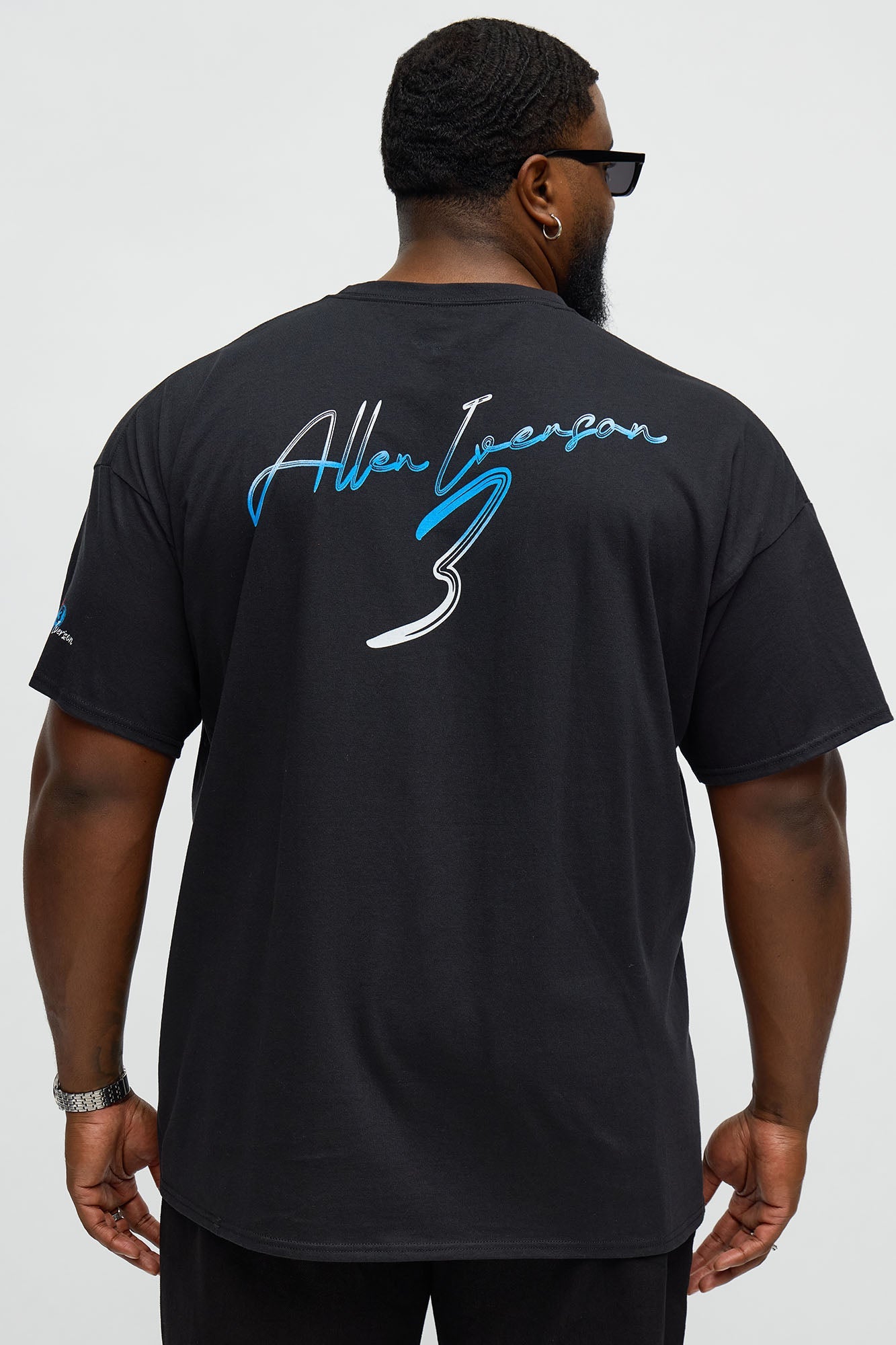Allen Iverson A.I. Oversized Short Sleeve Tee - Black