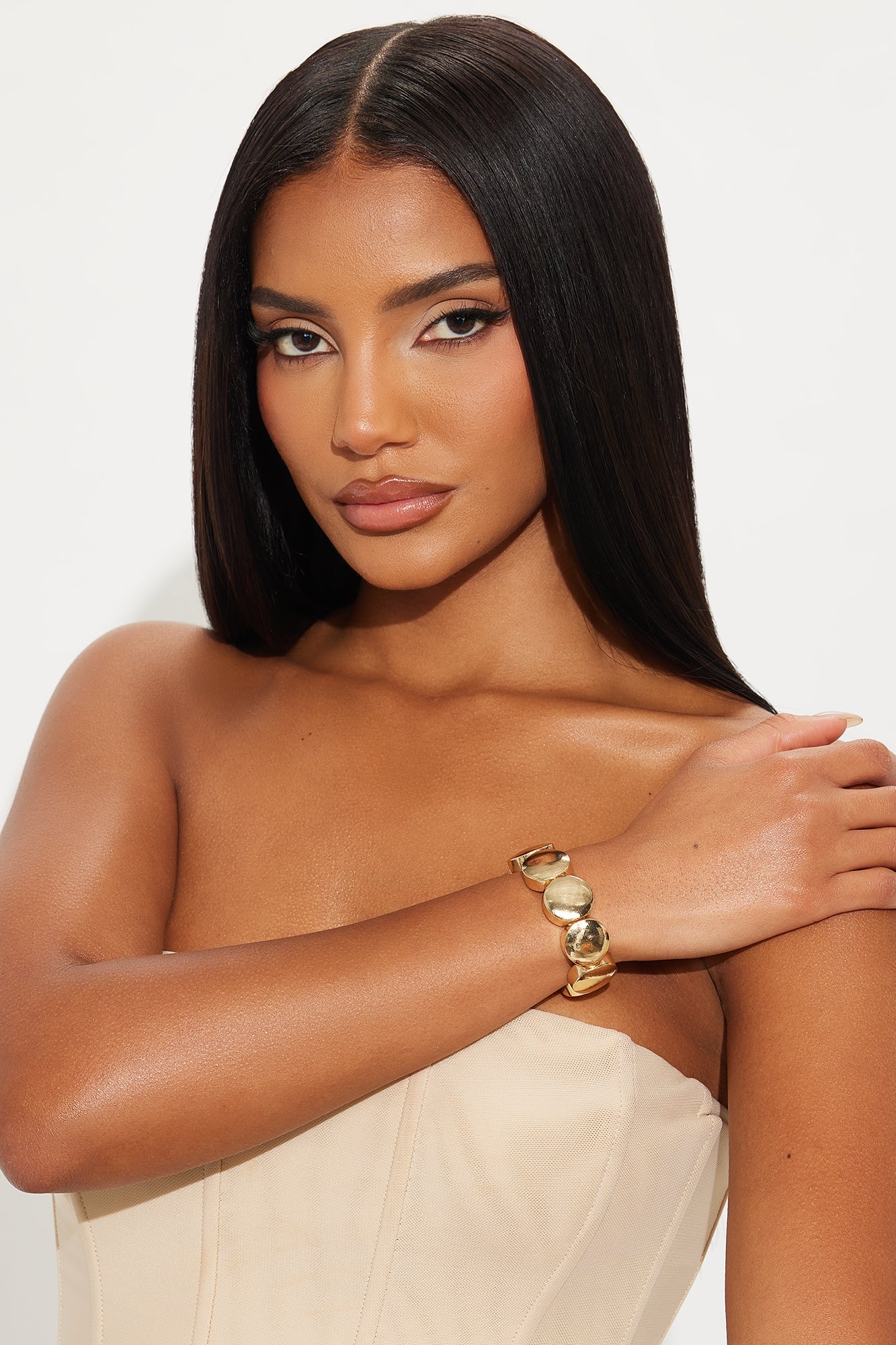 Amaya Hardware Beaded Bracelet - Gold