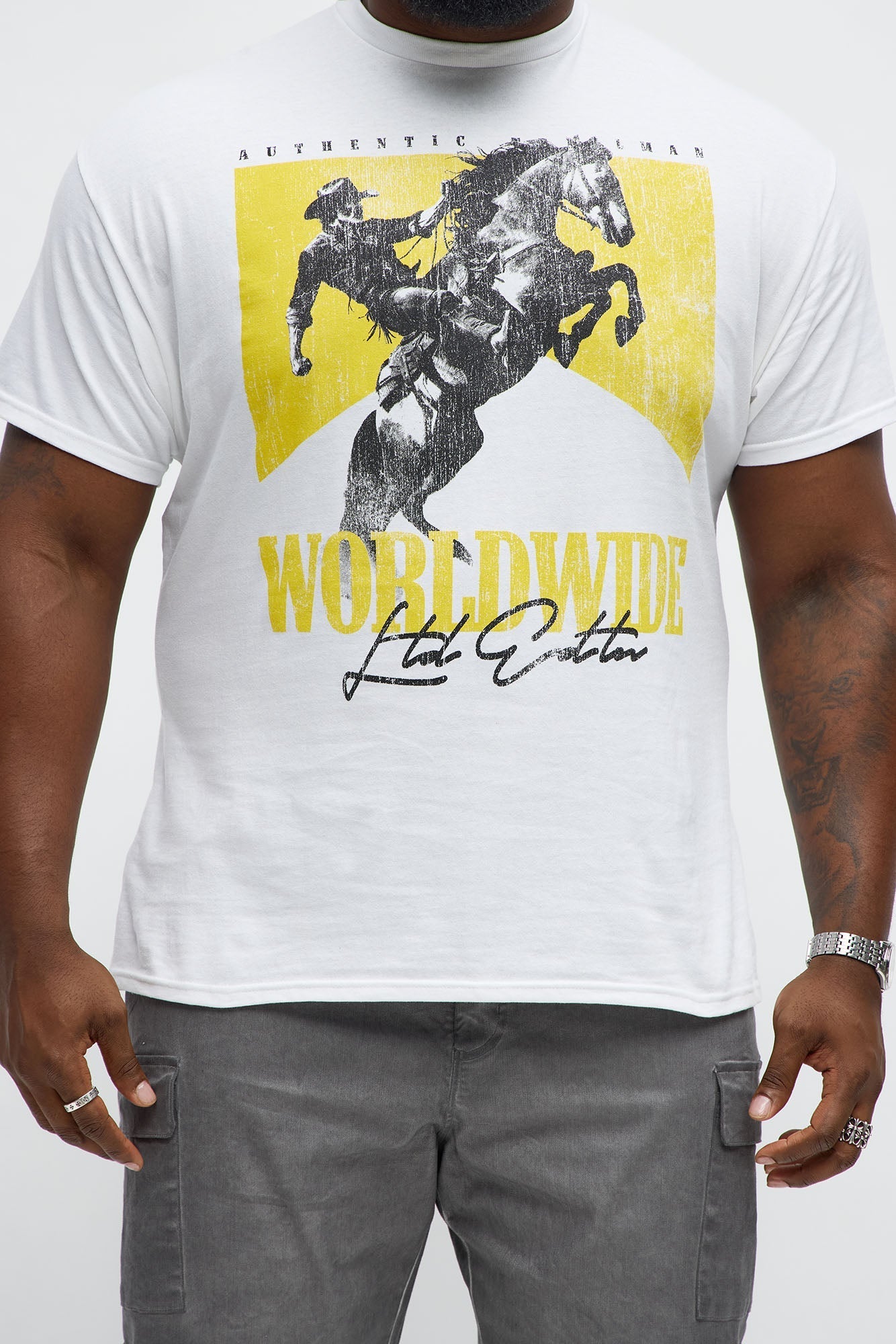 Western Limited Edition Short Sleeve Tee - White