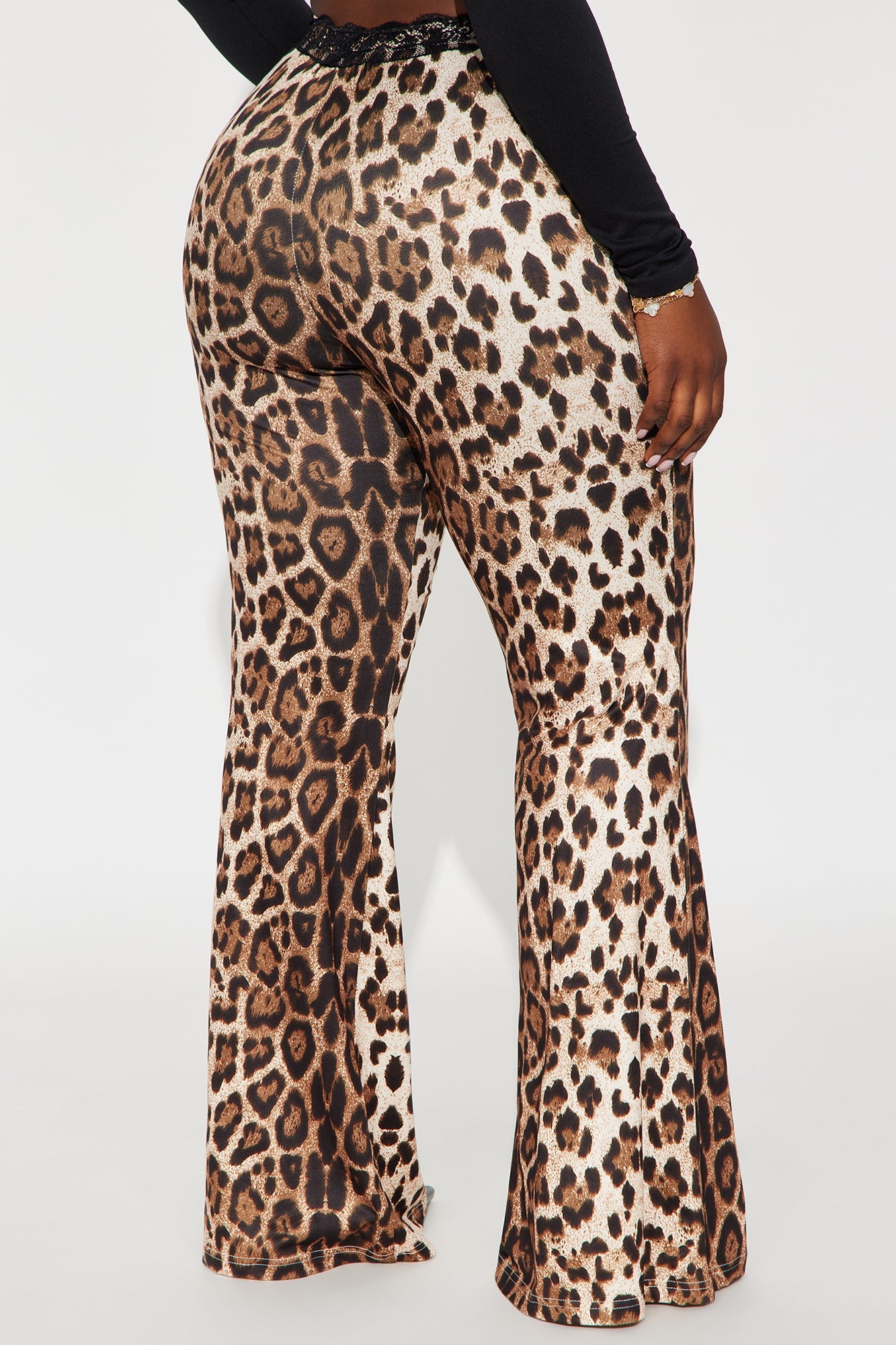 No Permission Leopard Flare Pant 32″ - Leopard