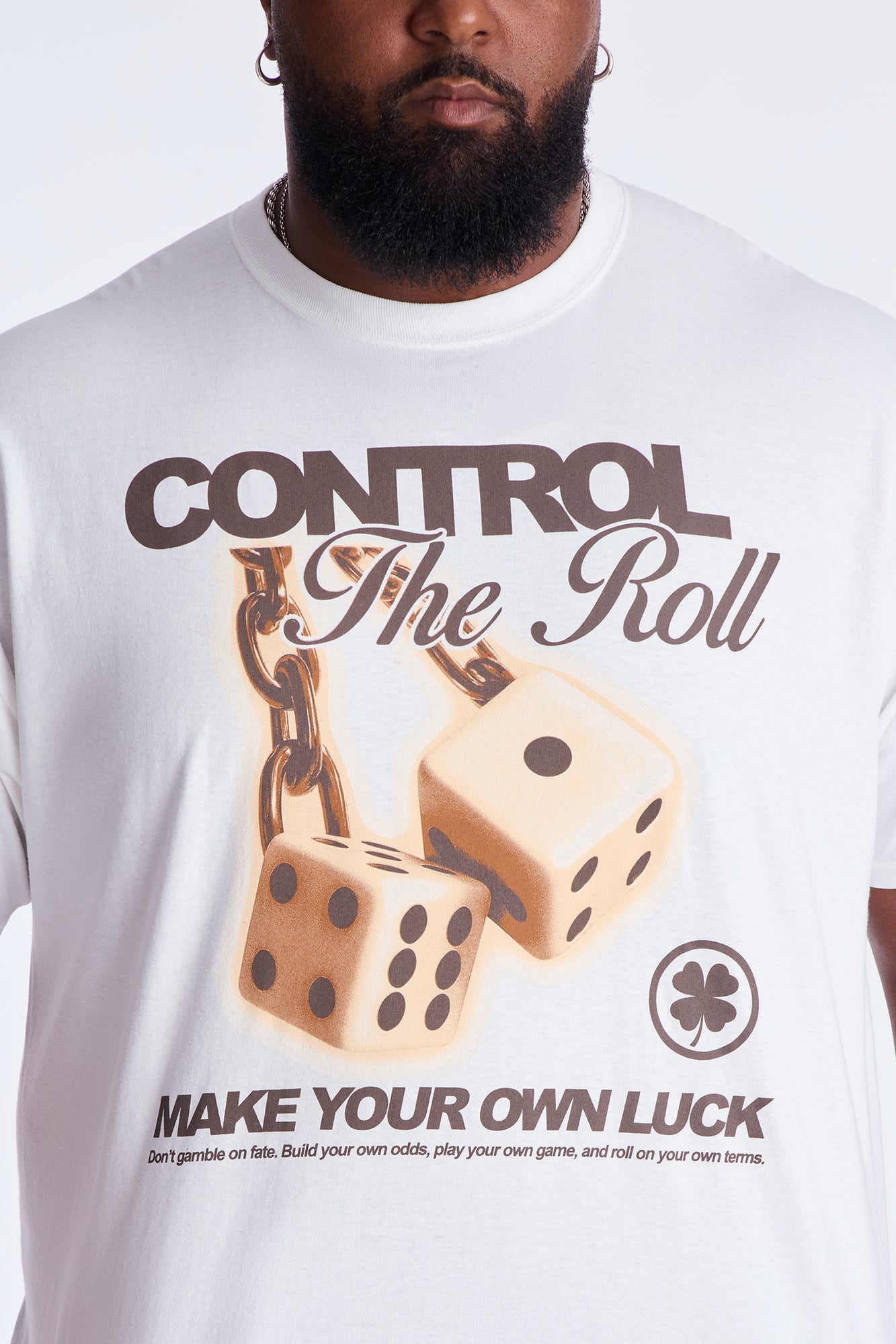 Control The Roll Short Sleeve Tee - White