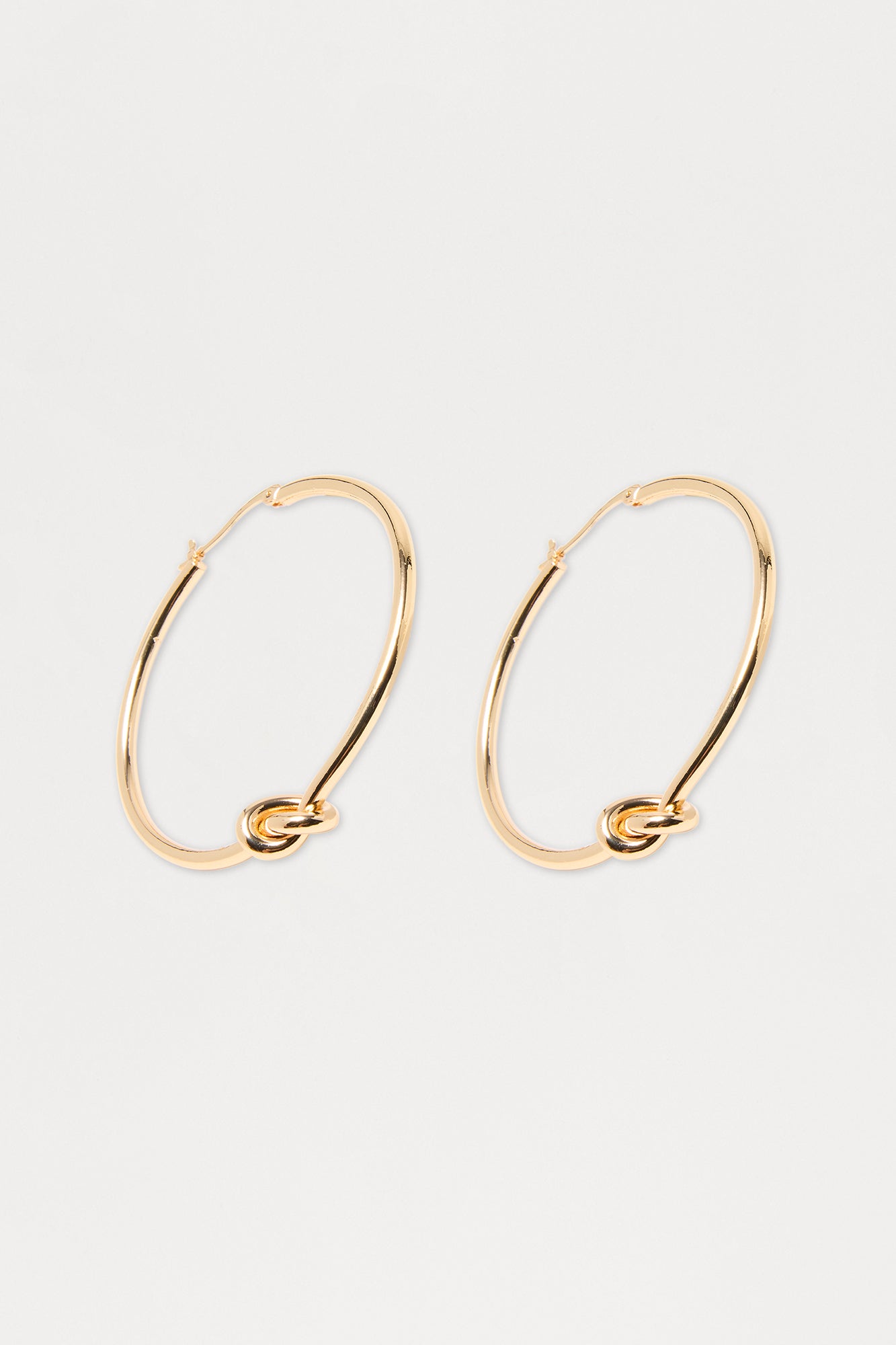 Knot Your Problem Hoop Earring - Gold