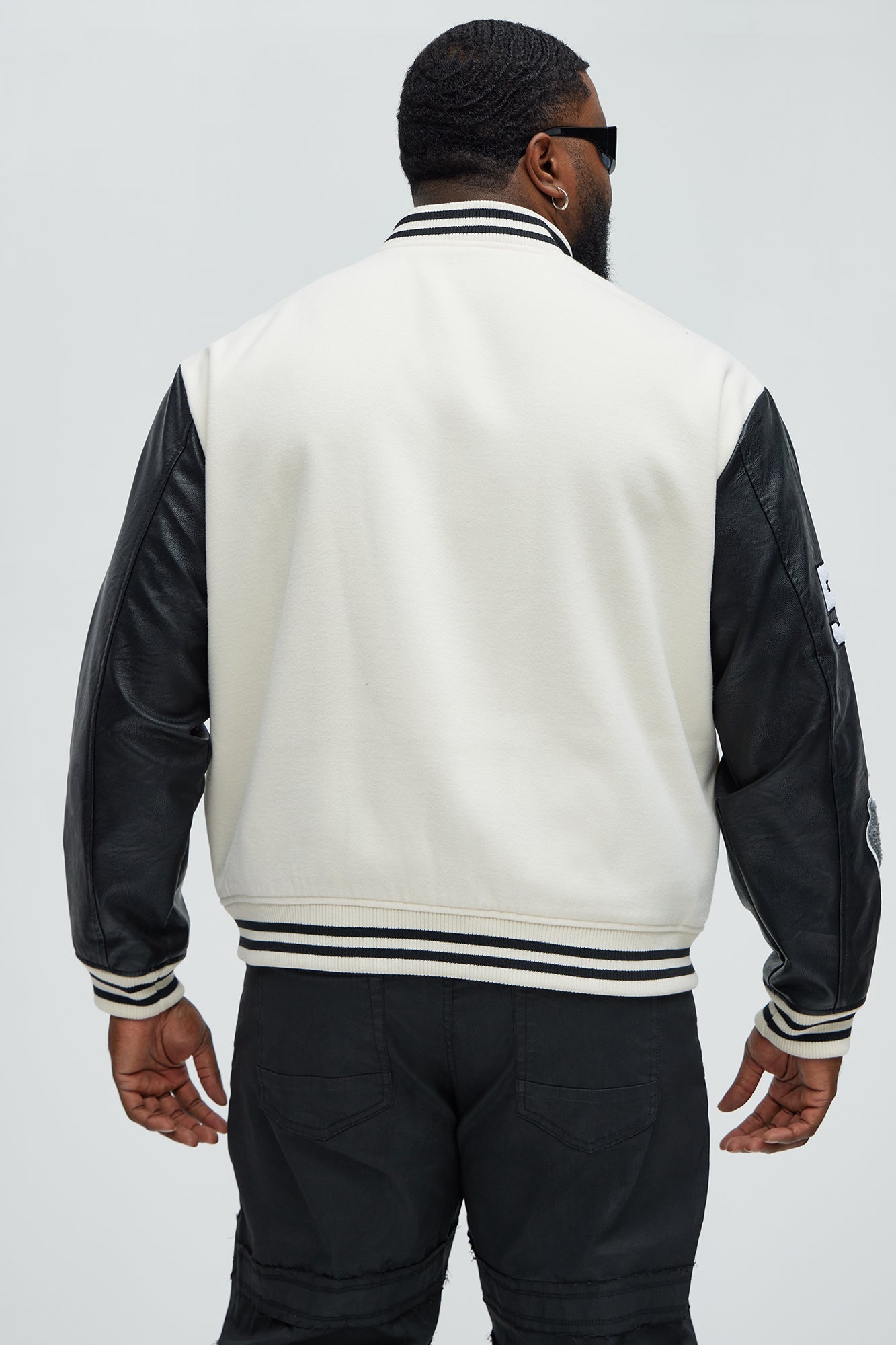 Spring Game Varsity Jacket - Cream