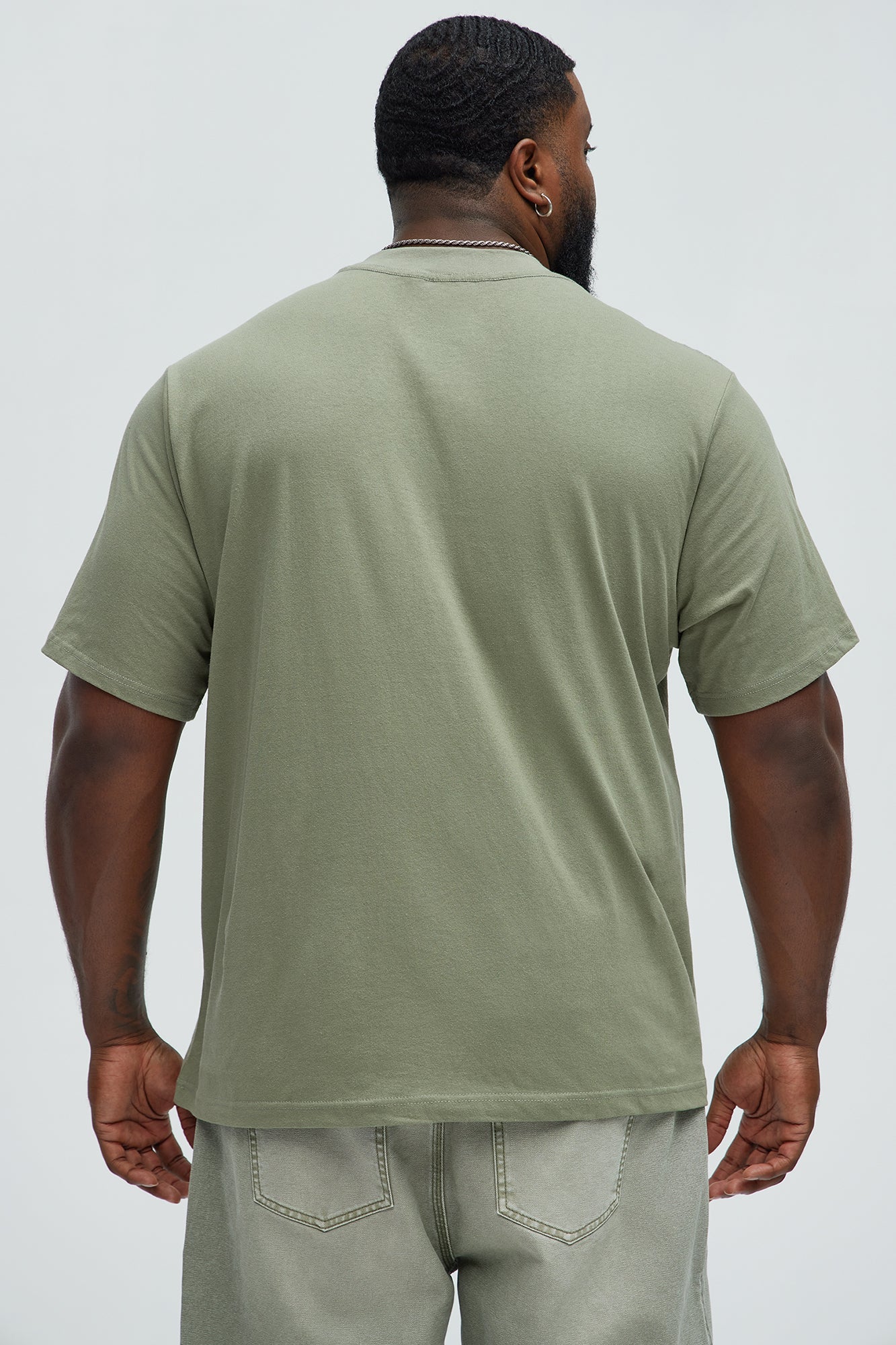 Oversized Heavyweight Tee 240GSM - Olive