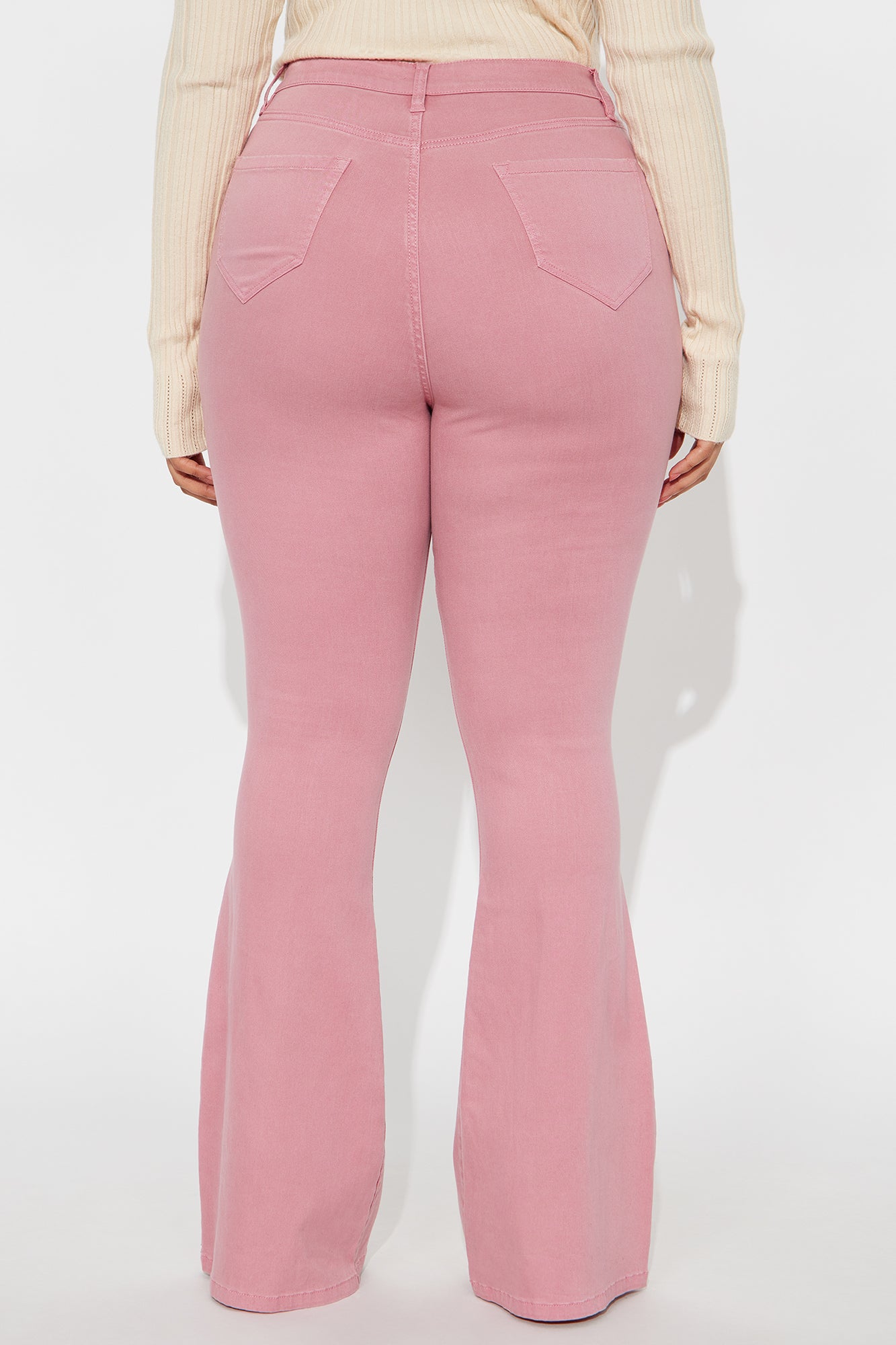 Deep In My Soul Flare Jeans - Mauve