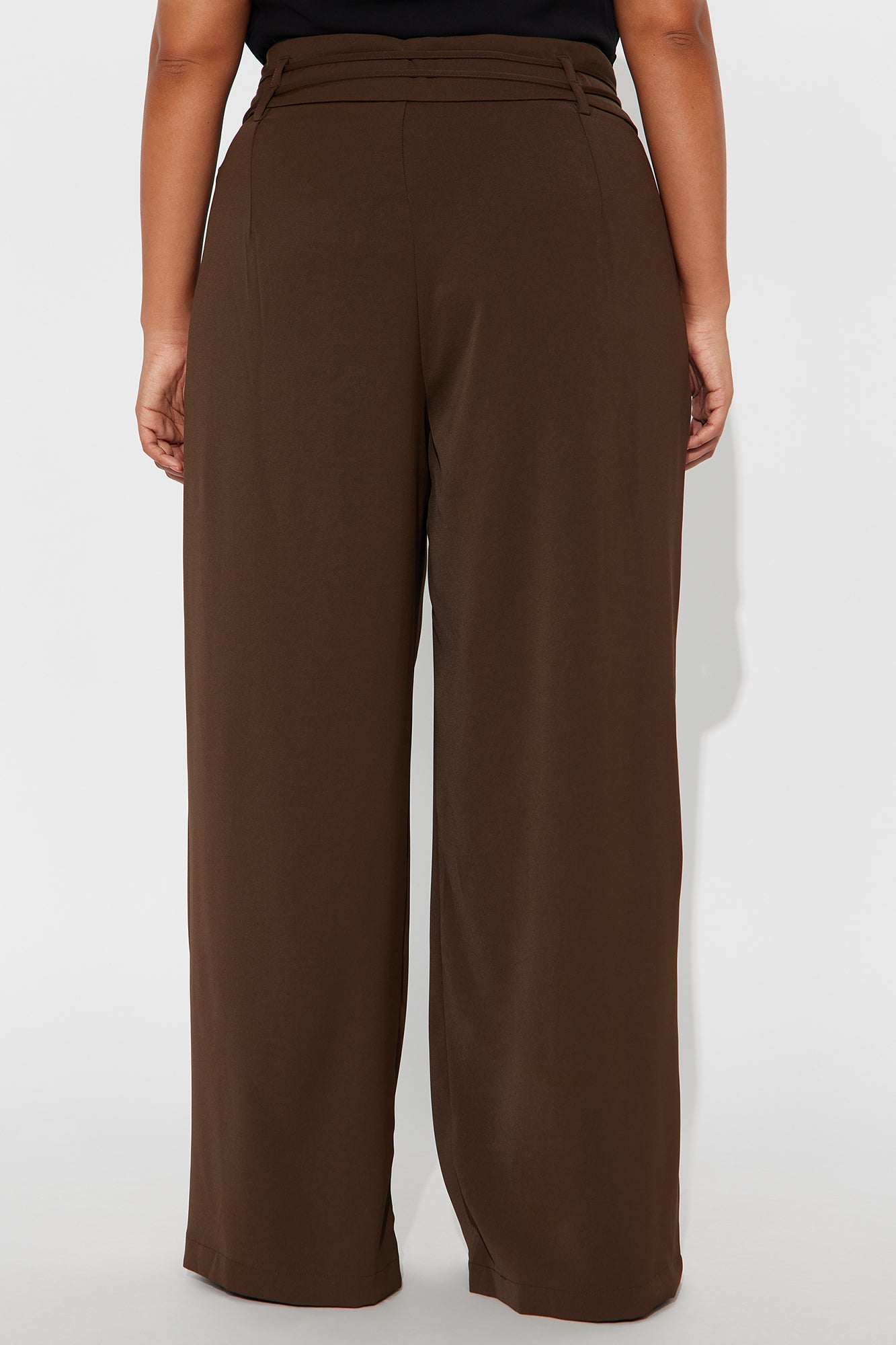 Always Ambitious Belted Trouser Pant 32″ - Brown