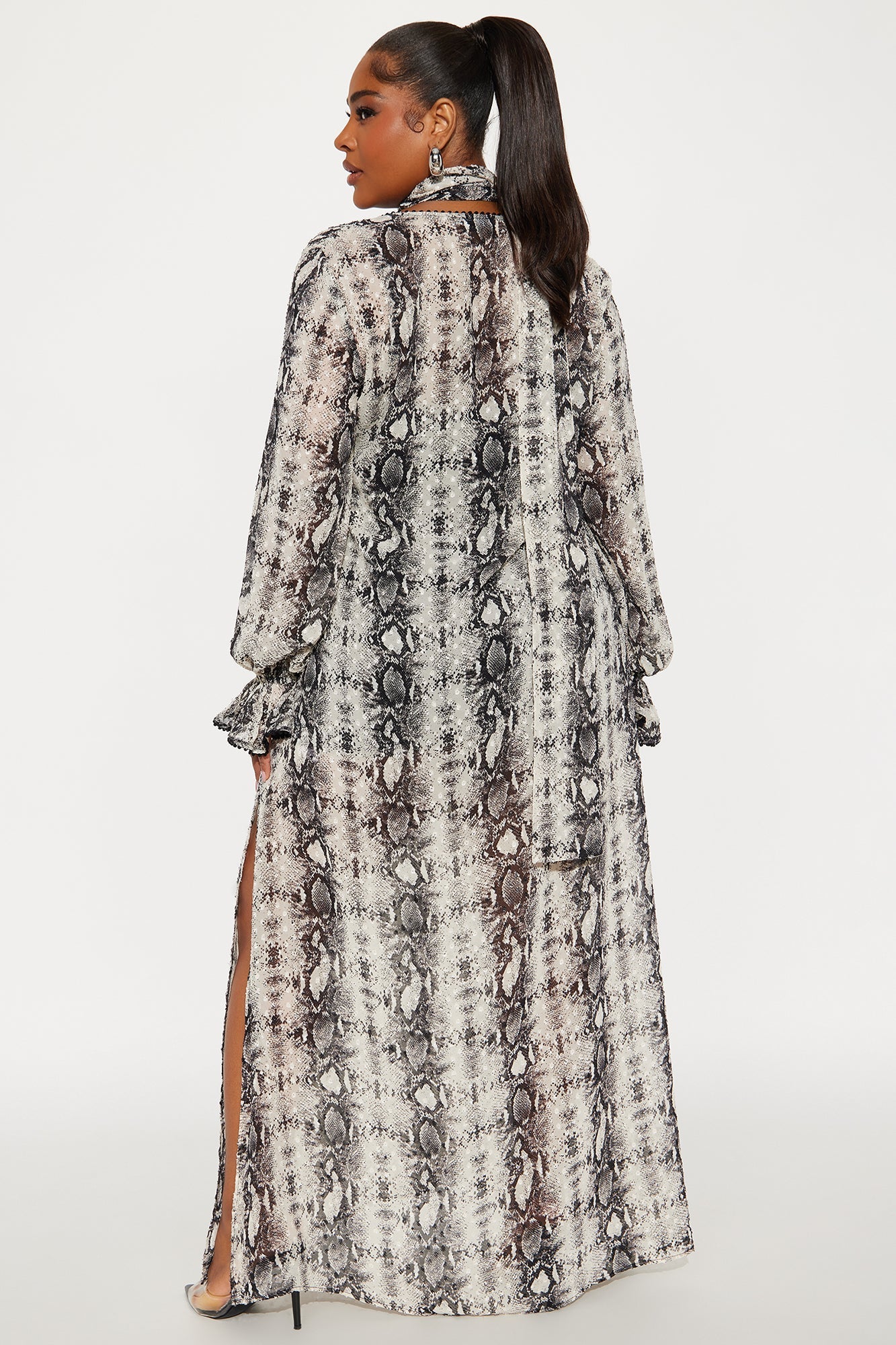 Wild Rhythm Maxi Dress - Grey/combo