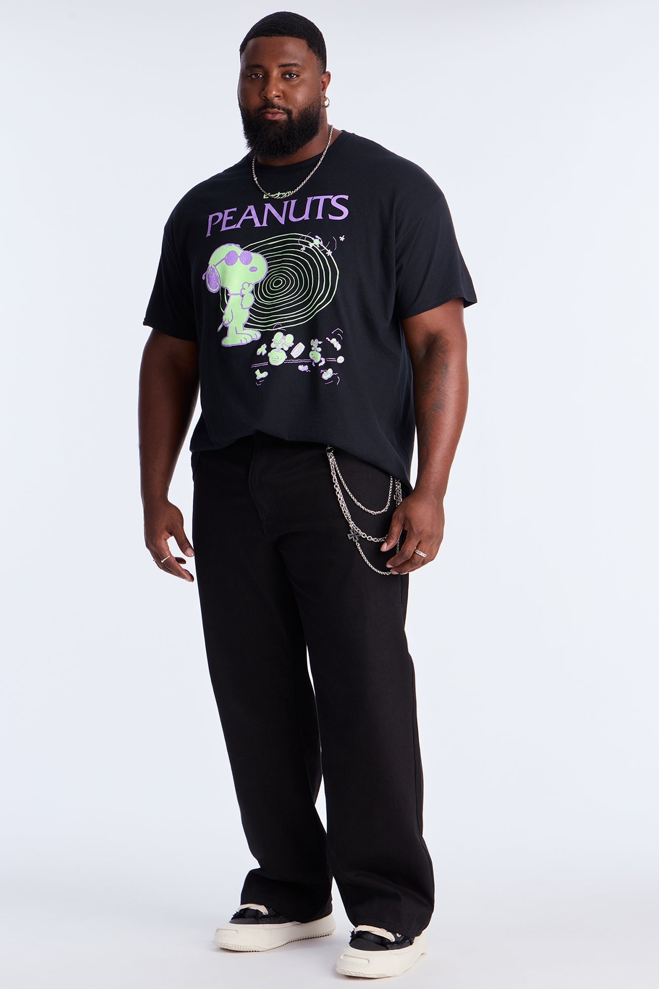 Snoopy Universe Short Sleeve Tee - Black