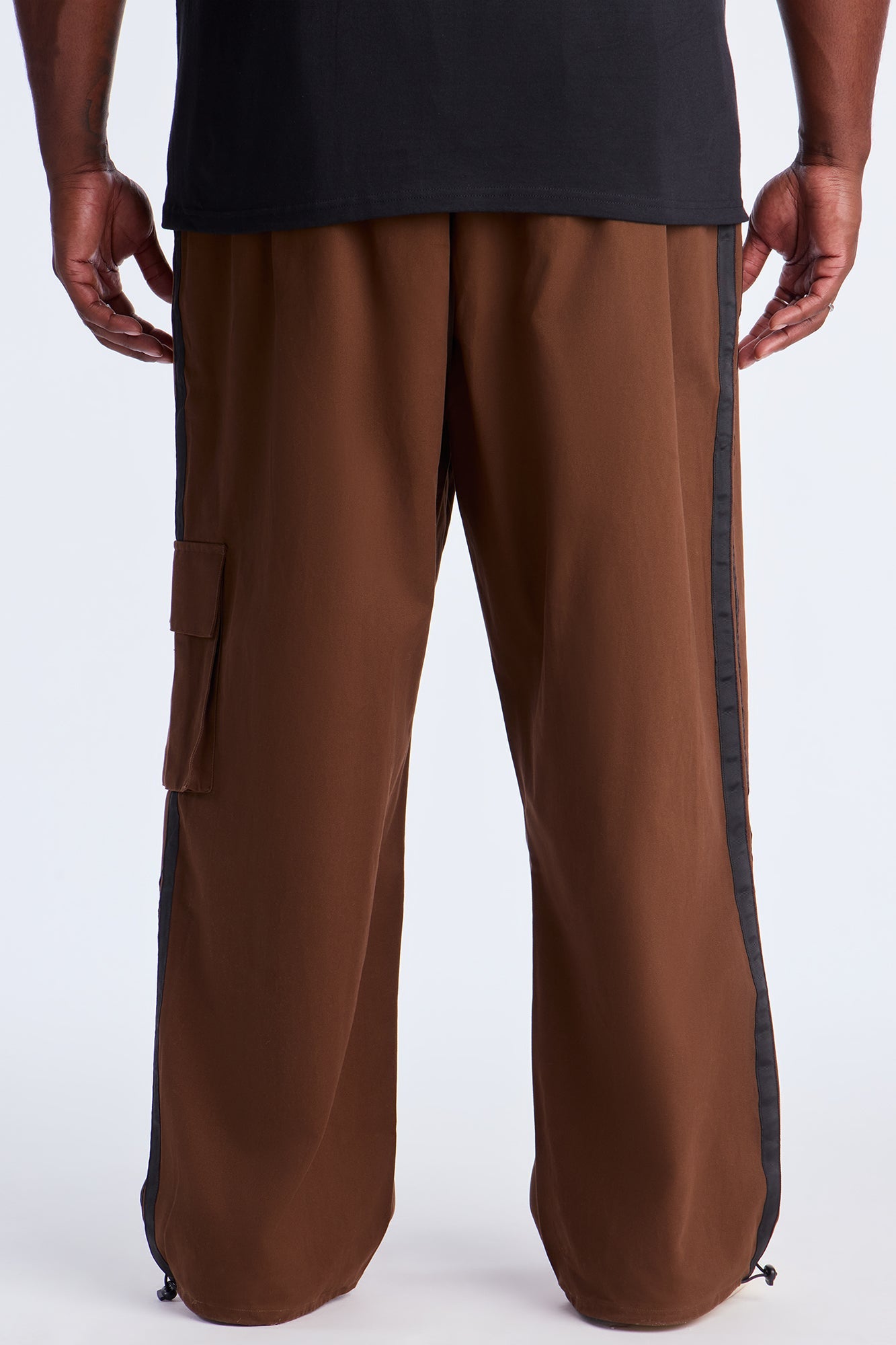 Baggy Run It By Track Pant - Brown