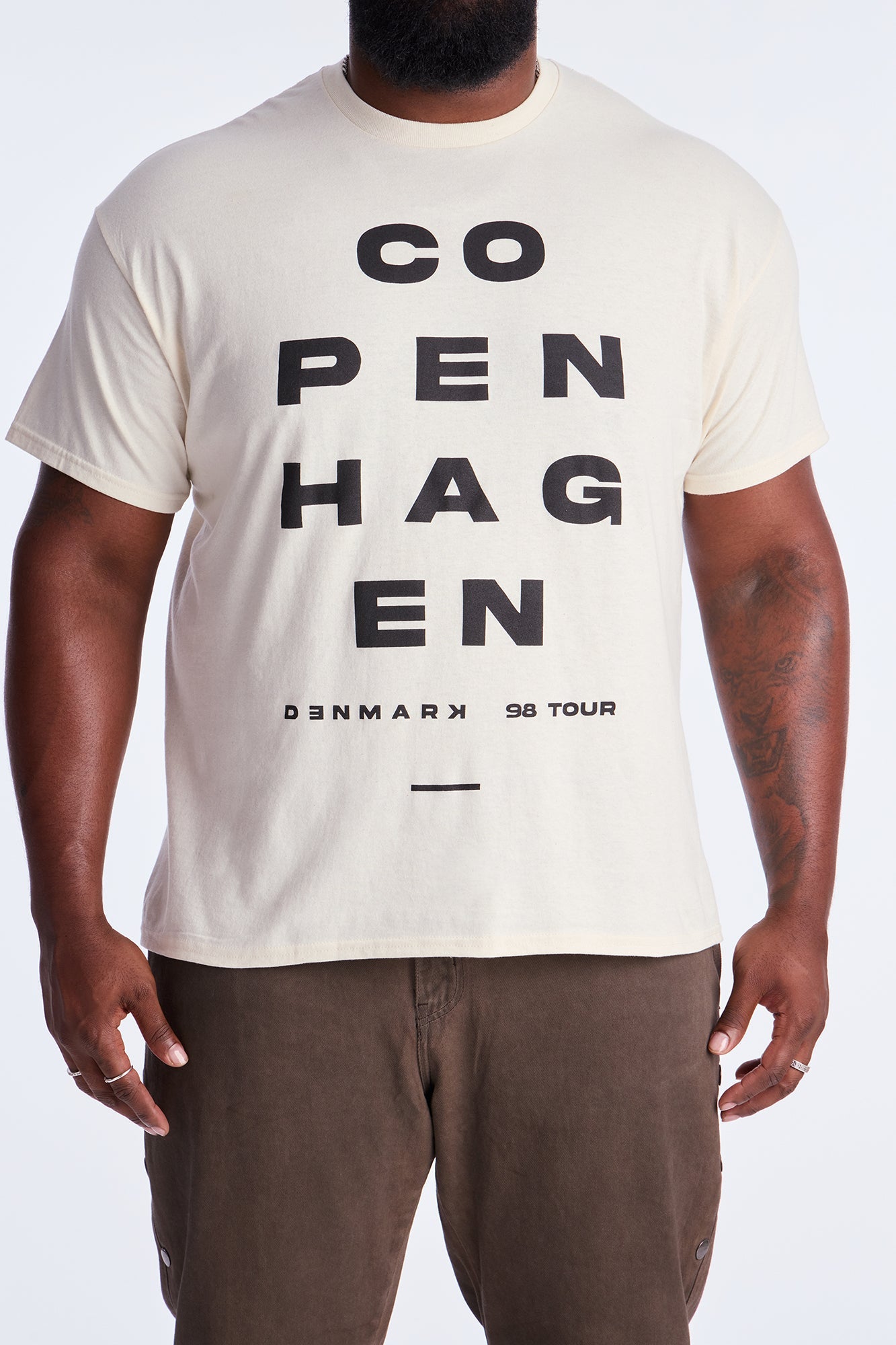 Copenhagen Tour Short Sleeve Tee - Natural