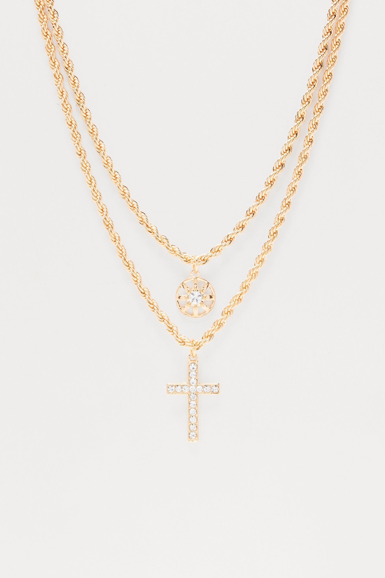 Crowd Favorite Pendant Necklace Set - Gold