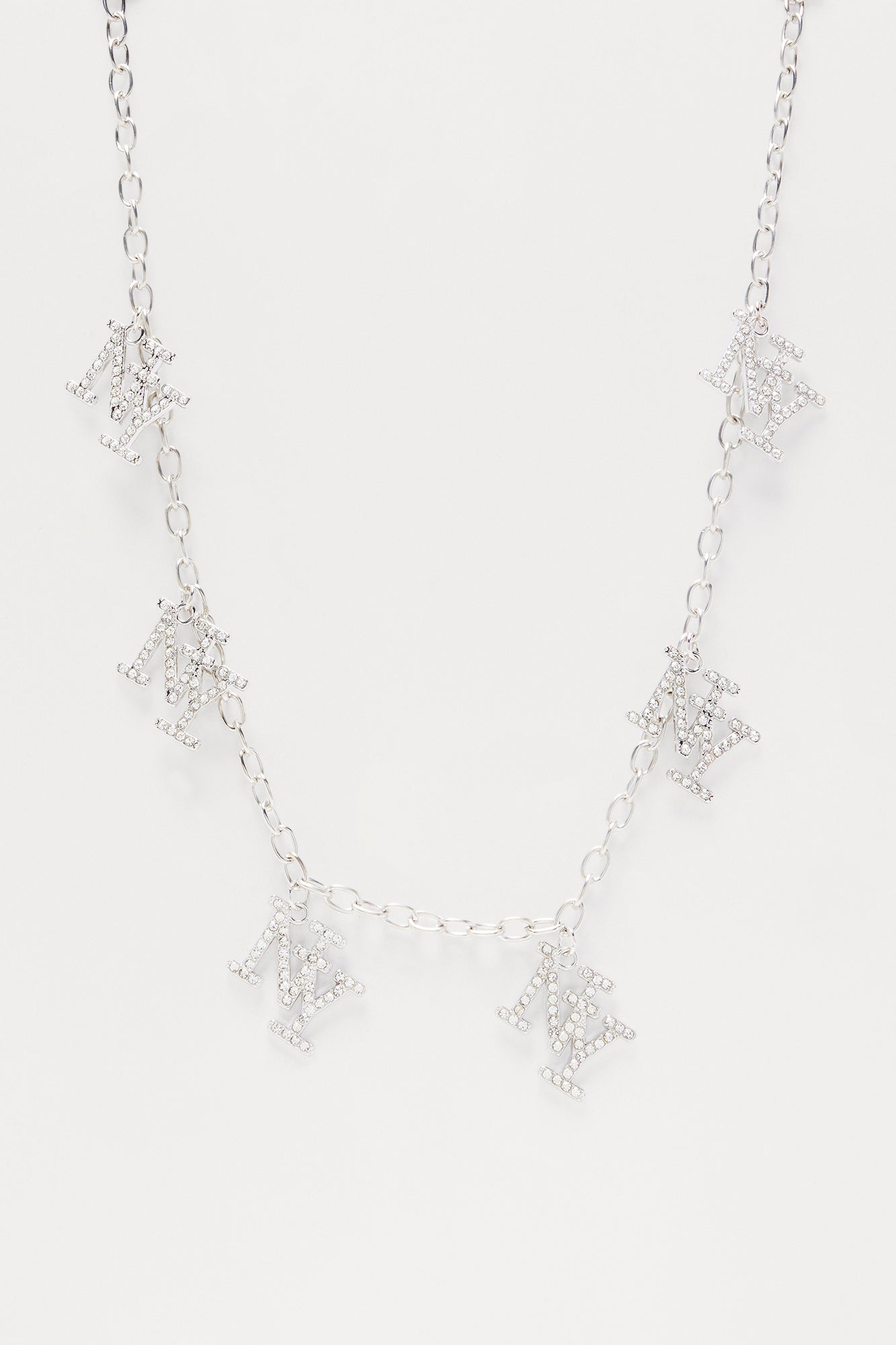 NY Pride Charm Necklace - Silver