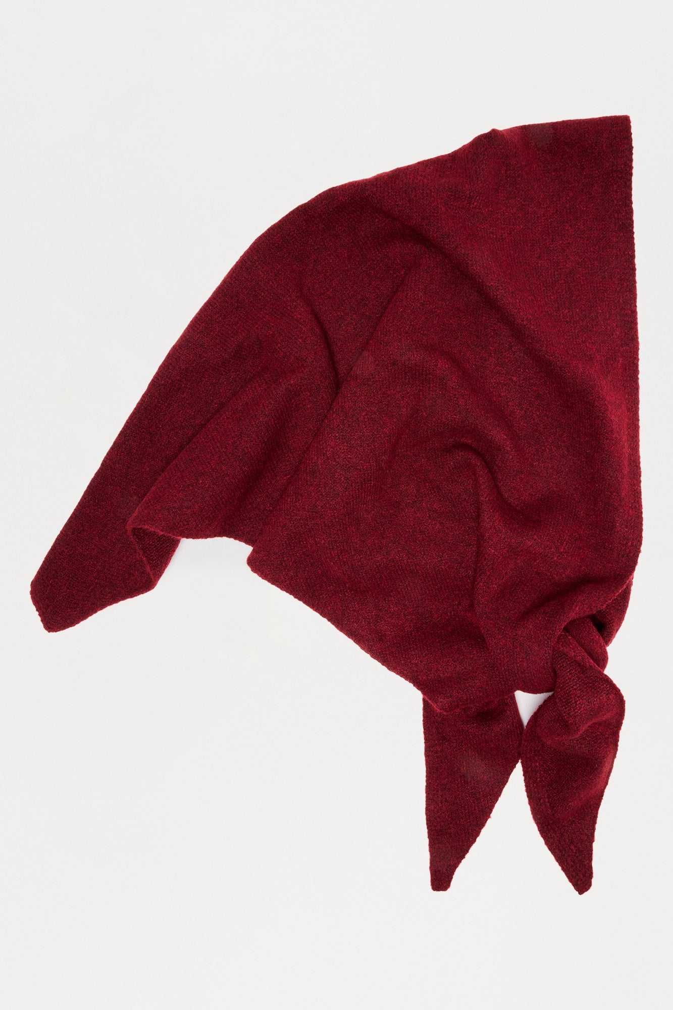 Harper Triangle Scarf - Burgundy