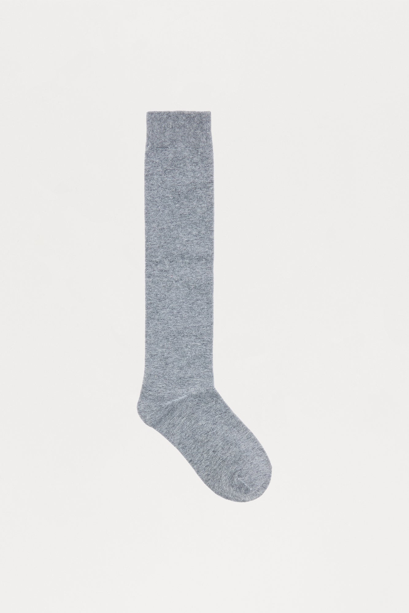 Office Chic Knee High Socks - Grey