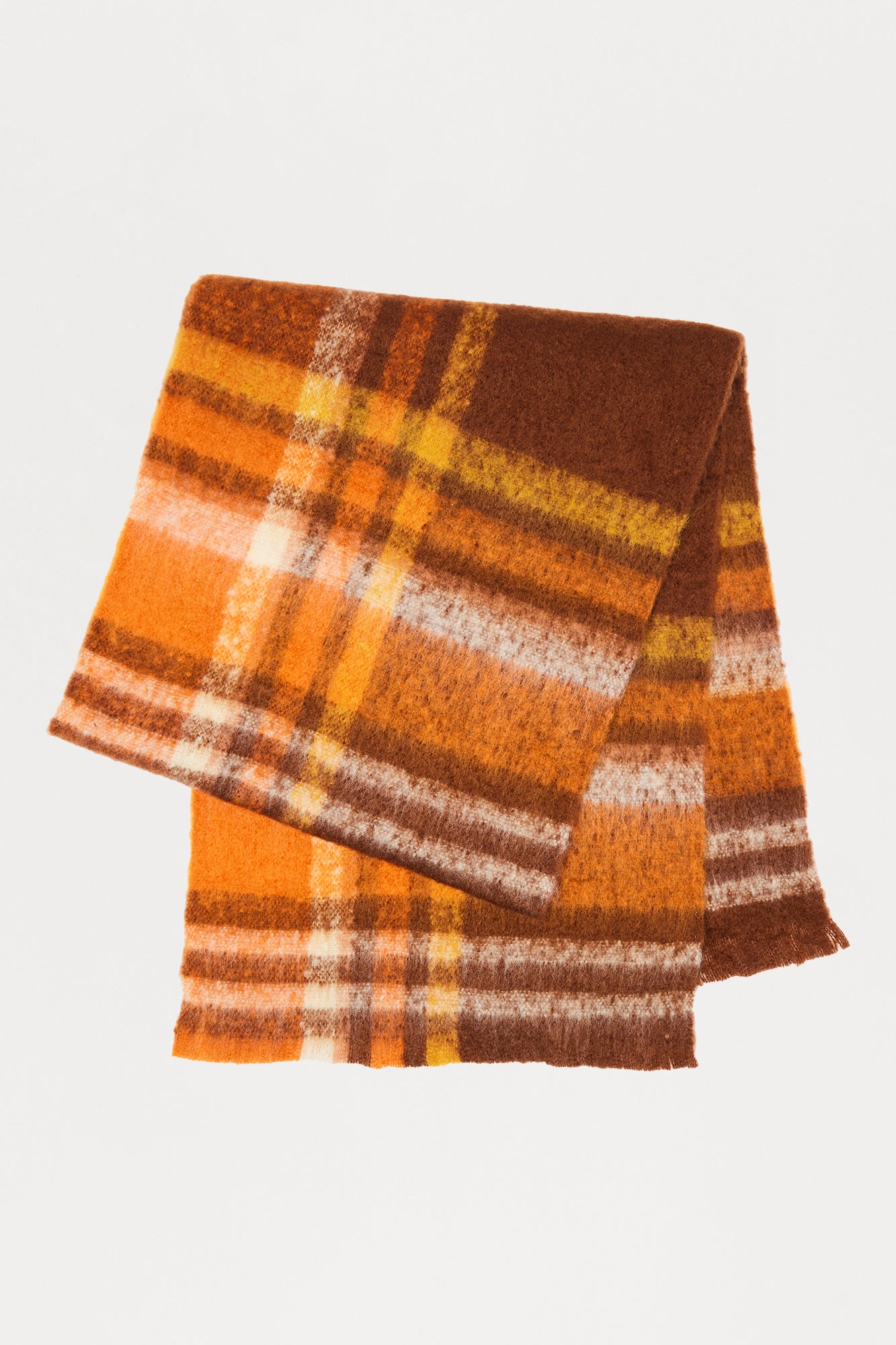 Cozy Cabin Scarf - Brown/combo