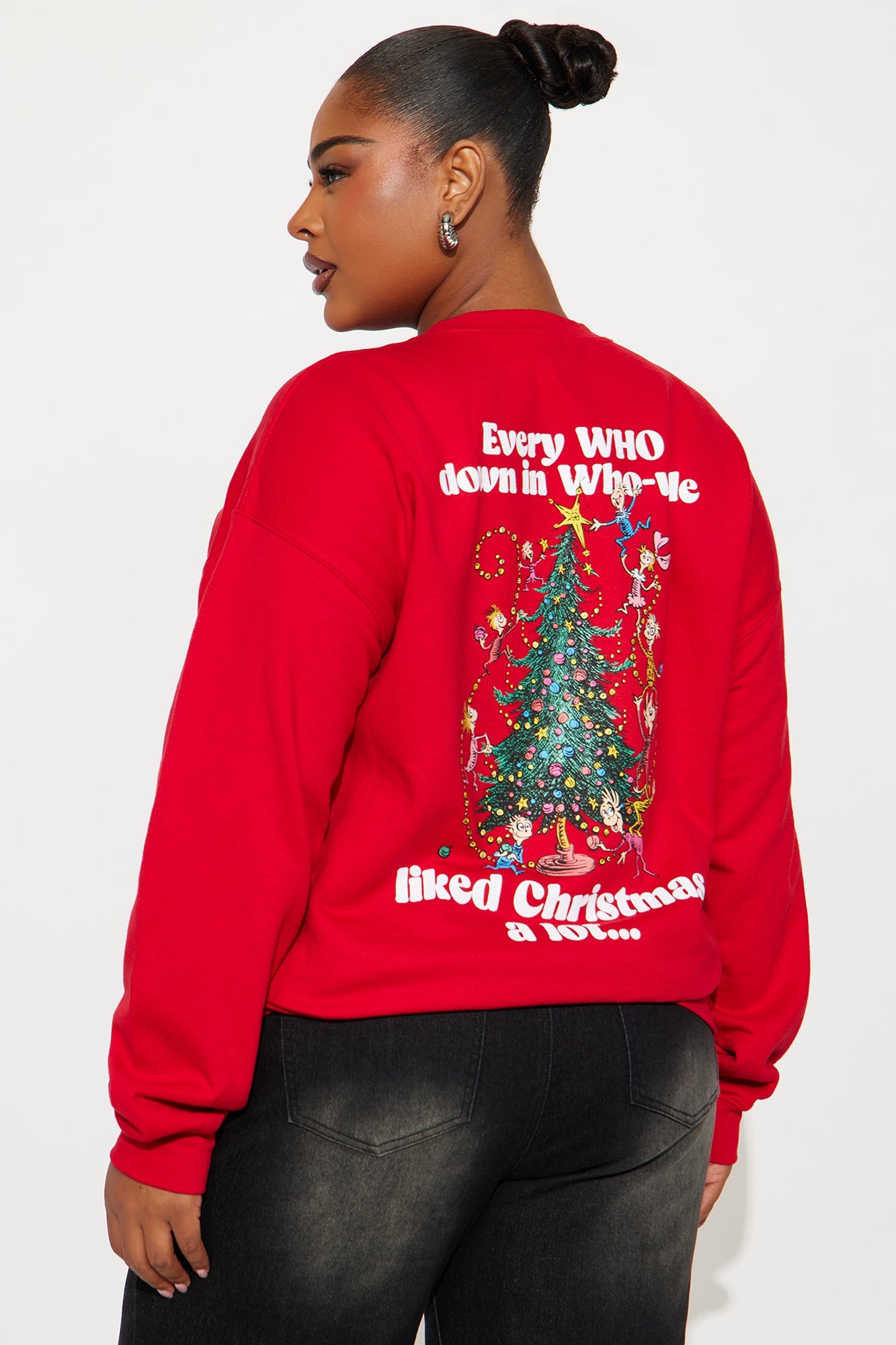 The Grinch Merry Merry Christmas Sweatshirt - Red