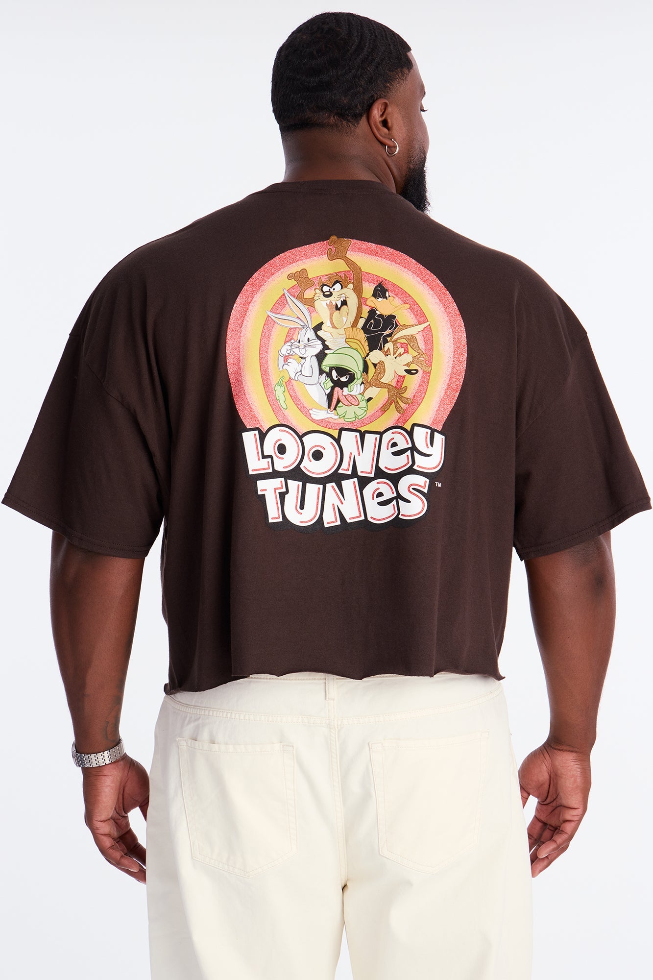 Looney Tunes Crew Short Sleeve Tee - Brown