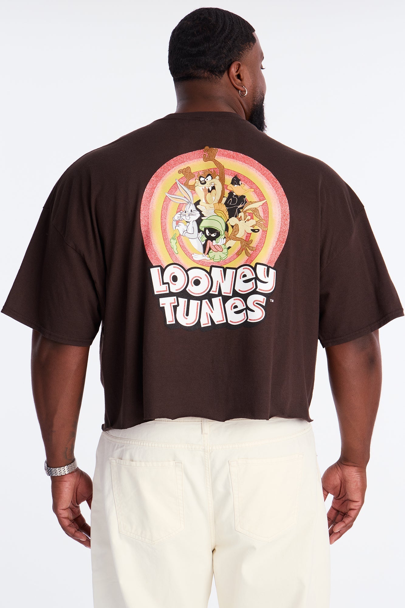 Looney Tunes Crew Short Sleeve Tee - Brown