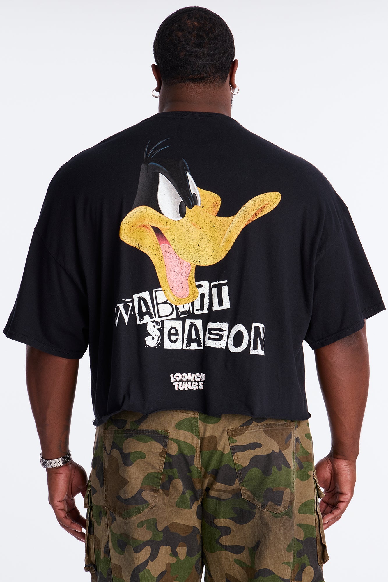 Looney Tunes Wabbit Season Short Sleeve Tee - Black