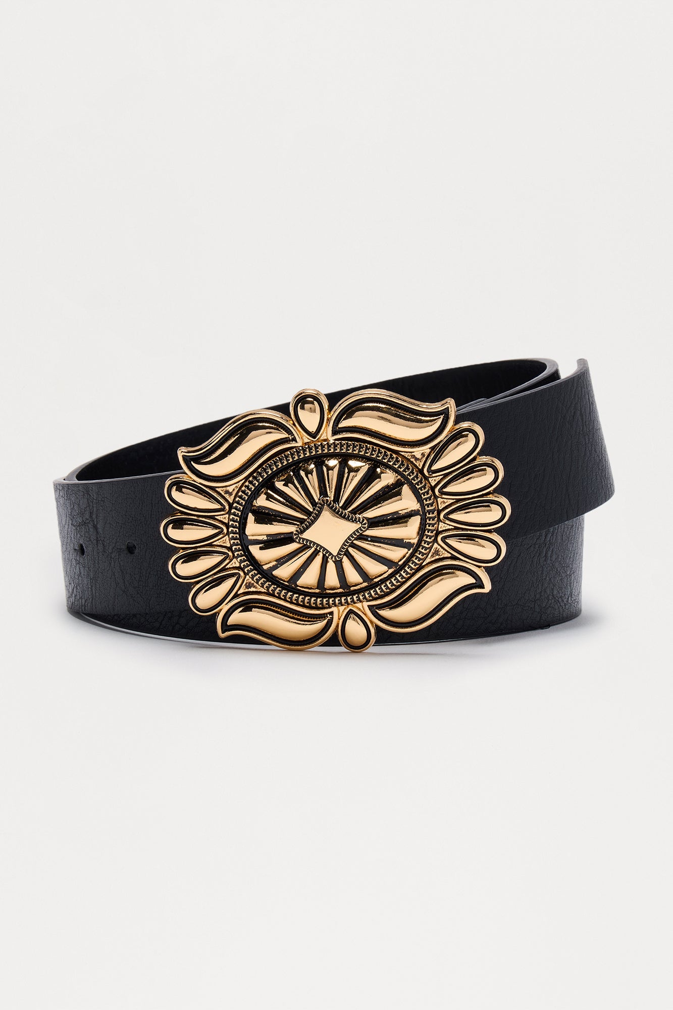 Bronze Horizon Belt - Black