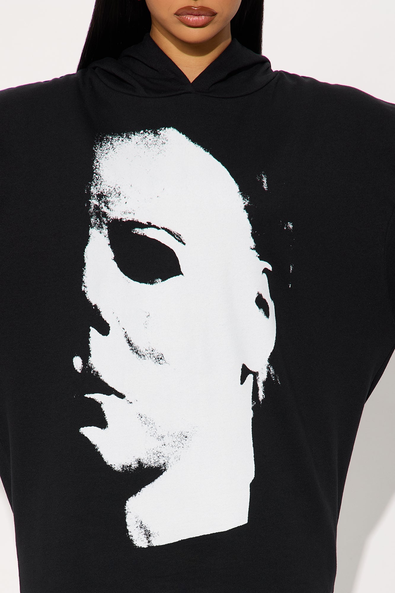 Michael Myers Halloween Fleece Hoodie - Black