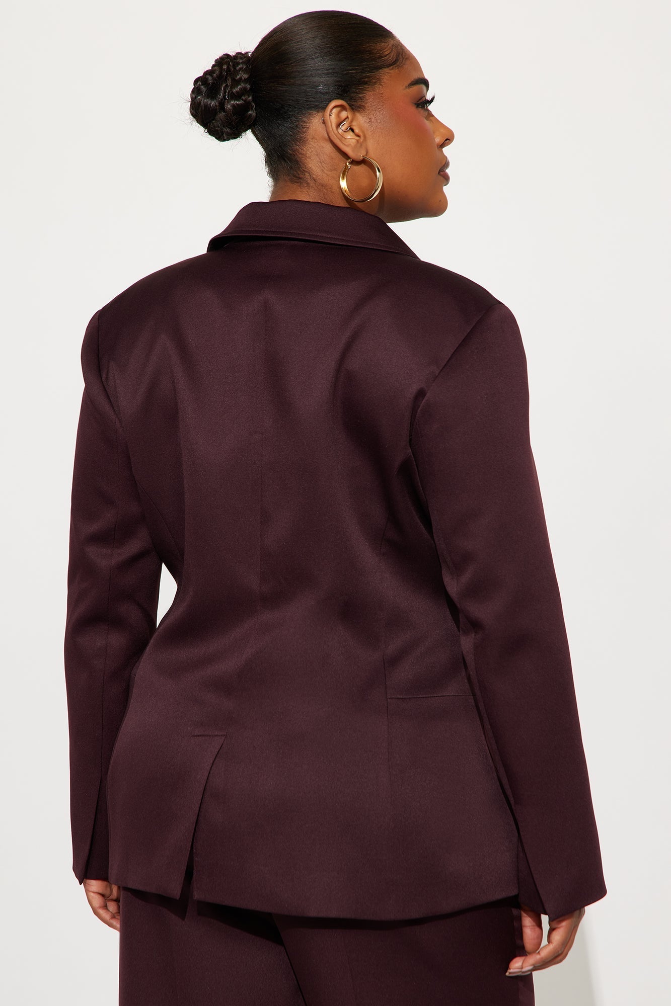 Kendall Hourglass Fitted Blazer - Chocolate