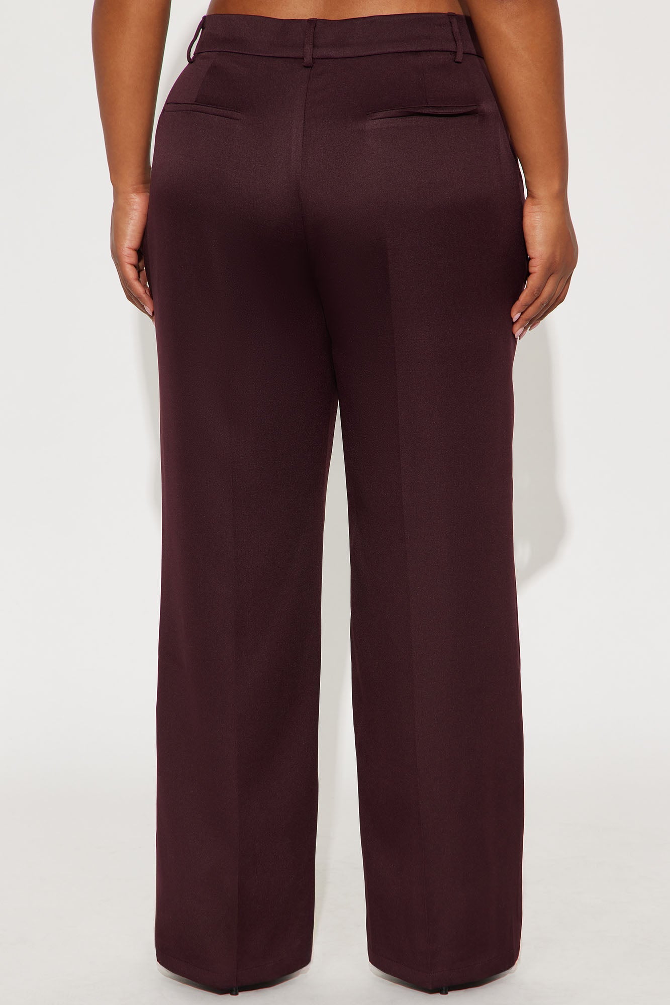 Kendall High Rise Trouser Pant - Chocolate
