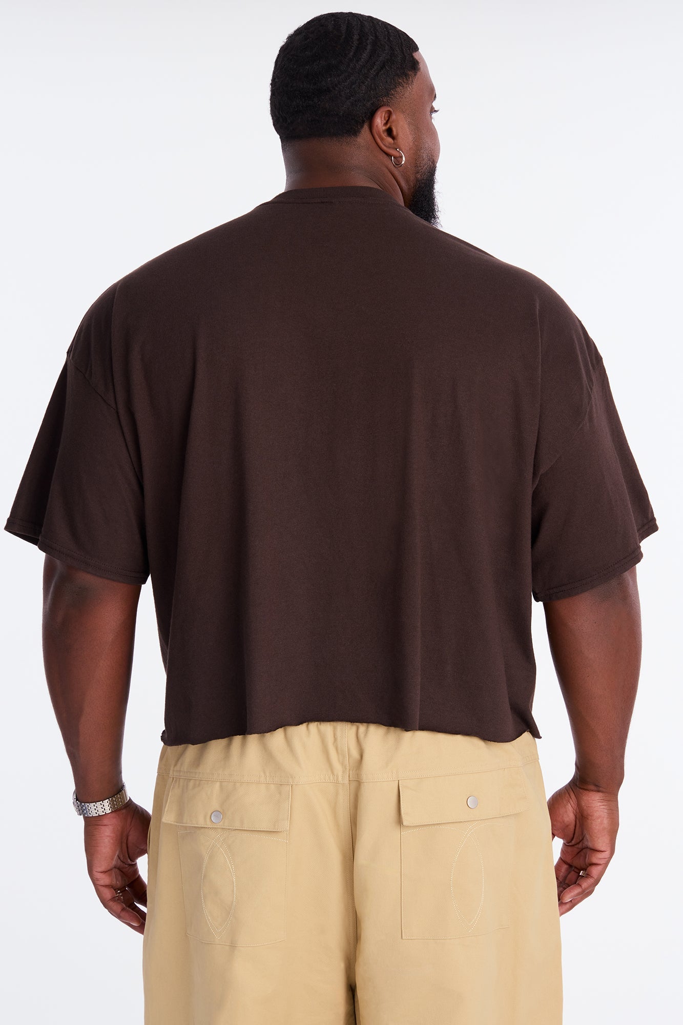 The Flintstones Boxy Short Sleeve Tee - Chocolate