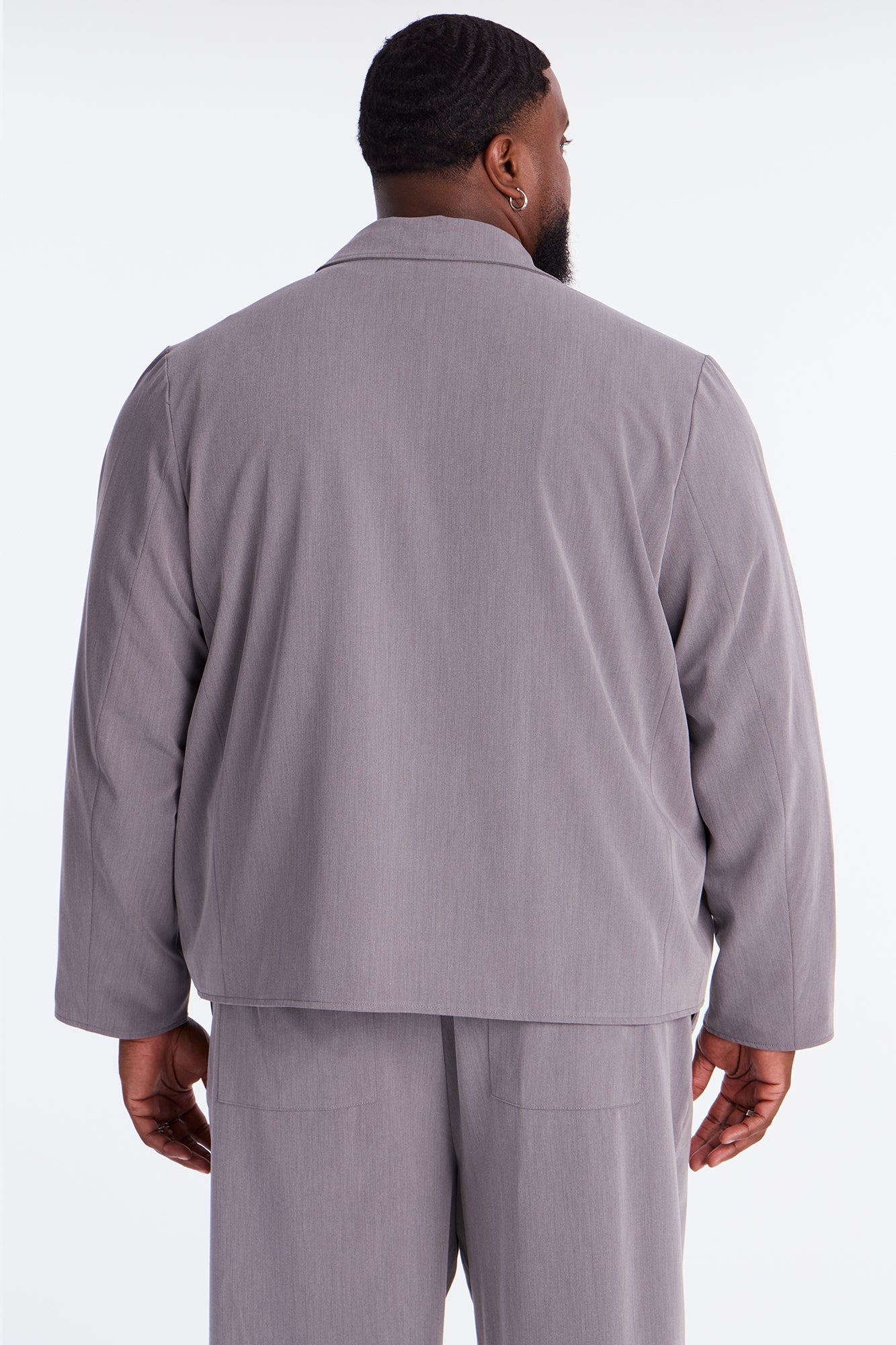 Erod Casual Zip Jacket - Grey