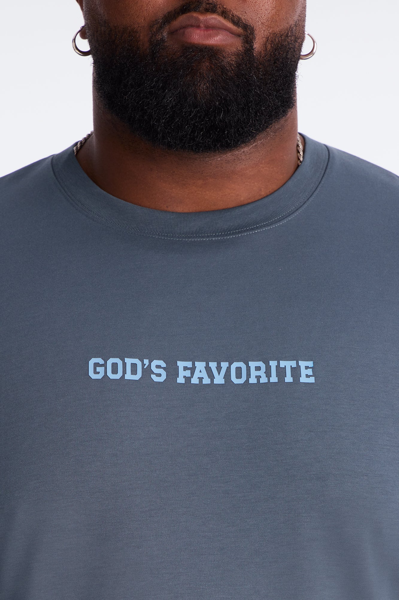 God's Favorite Everyday Knit Tee - Navy