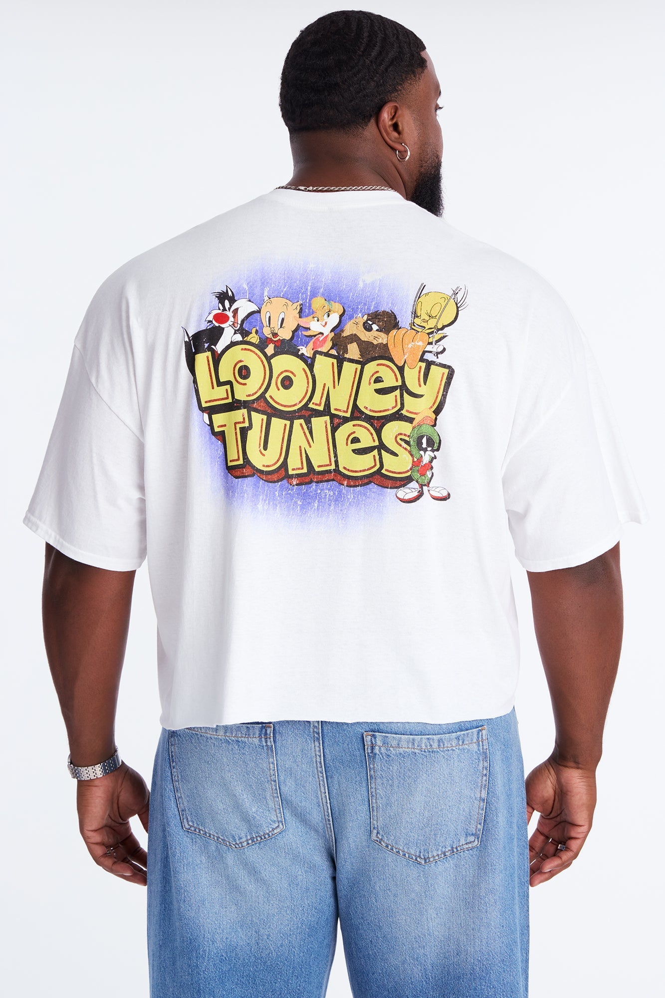 Looney Tunes Bugs And Friends Short Sleeve Tee - White